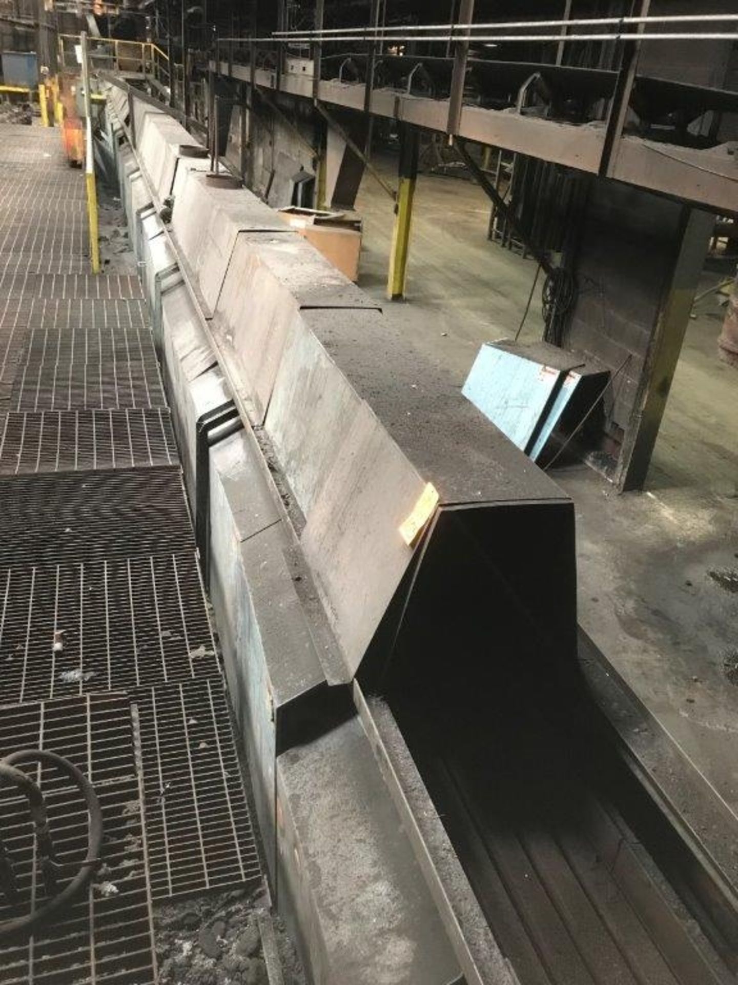 AMC 60' LONG COOLING CONVEYOR, (ON DISA MACHINE)