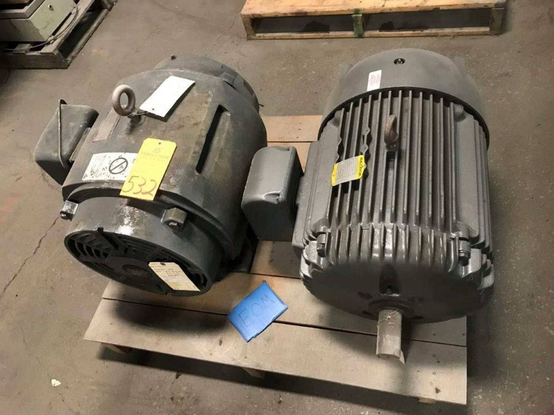 (2) ELECTRIC MOTORS (1) 75 HP, (1) 45 HP