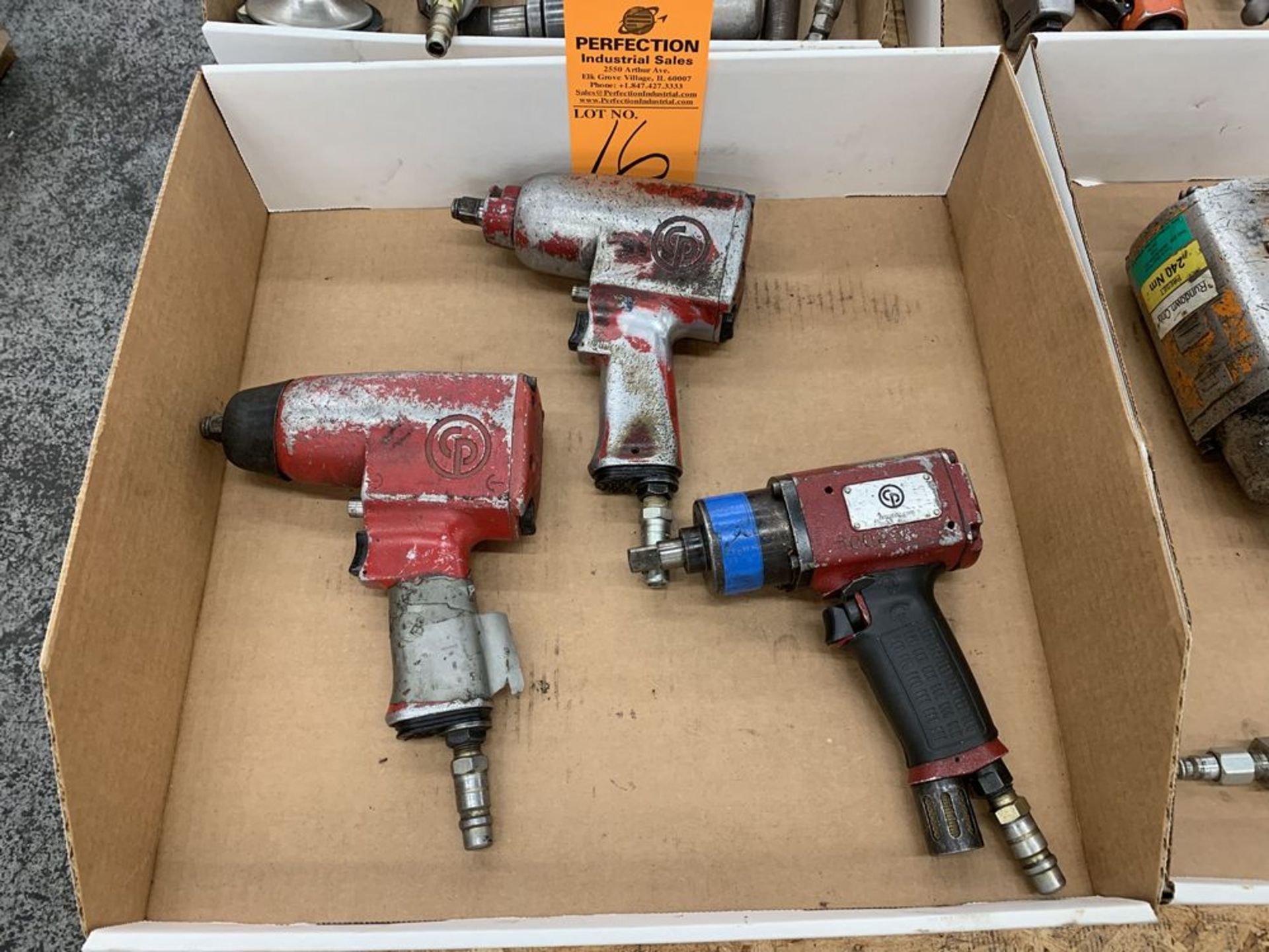 Lot of (3) 1/2" Drive Pneumatic Impacts | (Location G61)