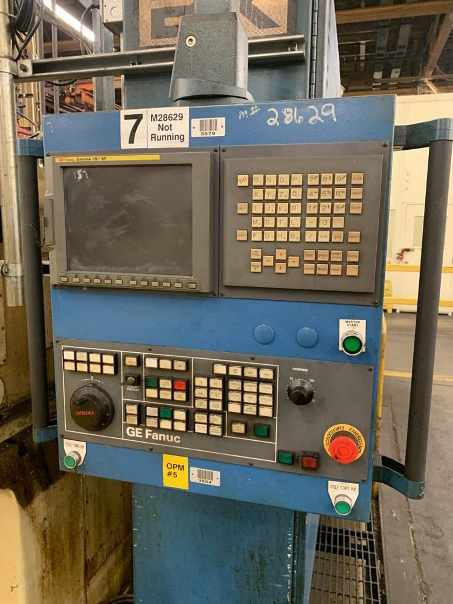 FELLOWS 50-8 Hydrostroke CNC Gear Shaper, s/n 36605, GE Fanuc 16i-M CNC Control, 50" Max Gear Dia, - Image 3 of 4