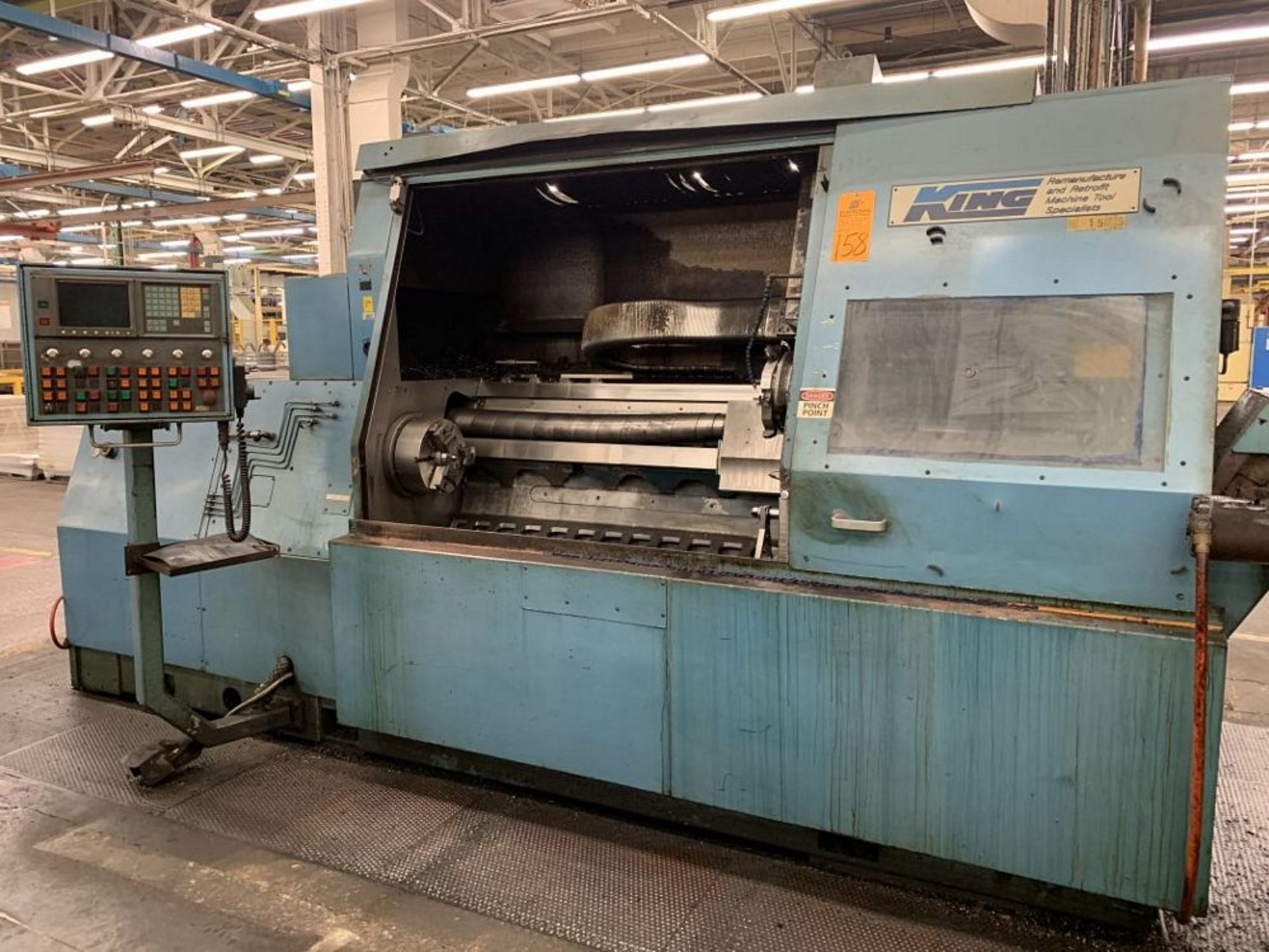 WARNER & SWASEY SC10-54 CNC Lathe, s/n 2657146, Fanuc CNC Control, 12" Chuck, 6-Position Tool