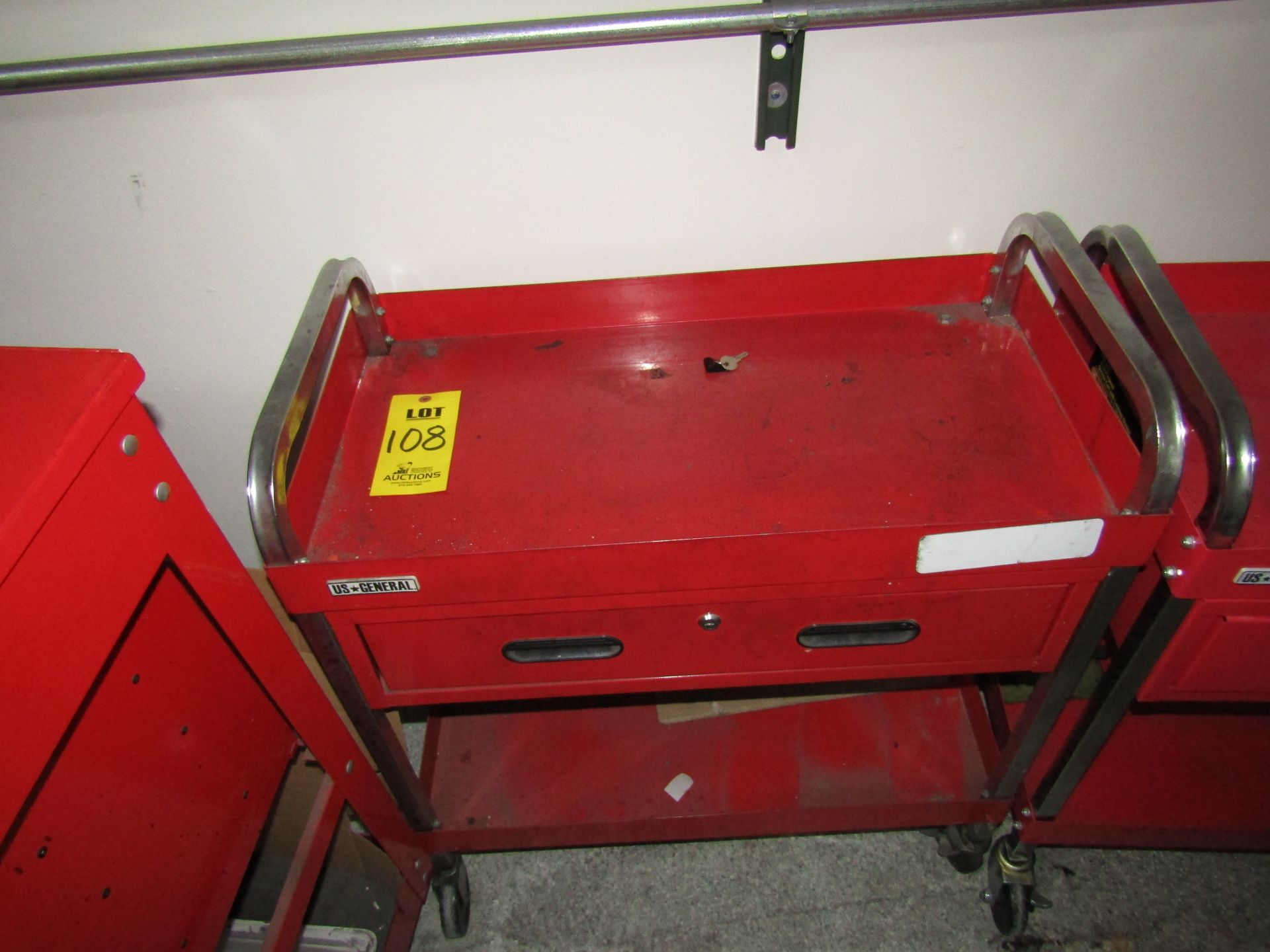 (2) US GENERAL Job Carts With Drawer - Image 2 of 3