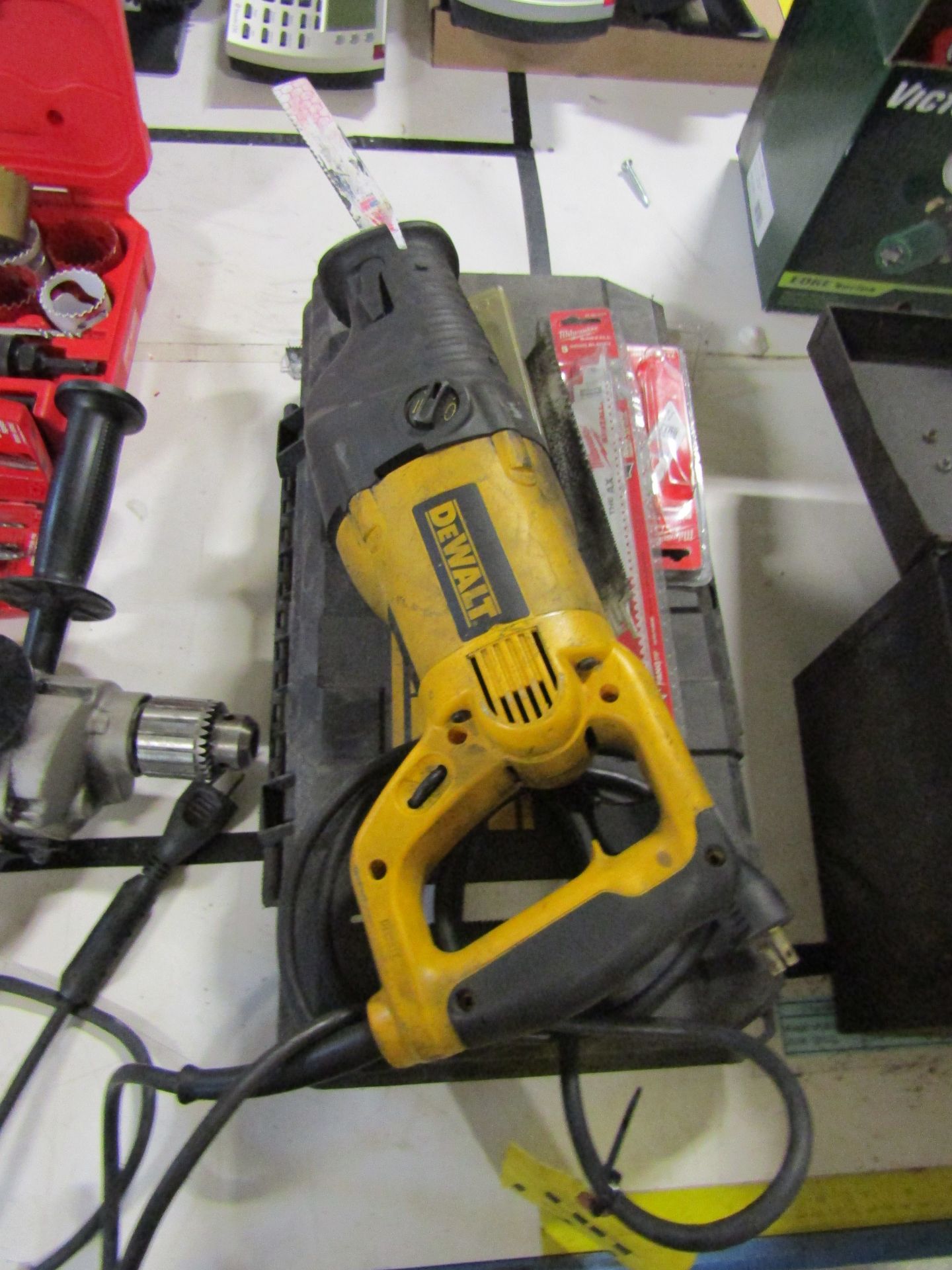 DEWALT Heavy Duty Reciprocating Saw DW311, With Case And Replacement Saws - Image 2 of 3