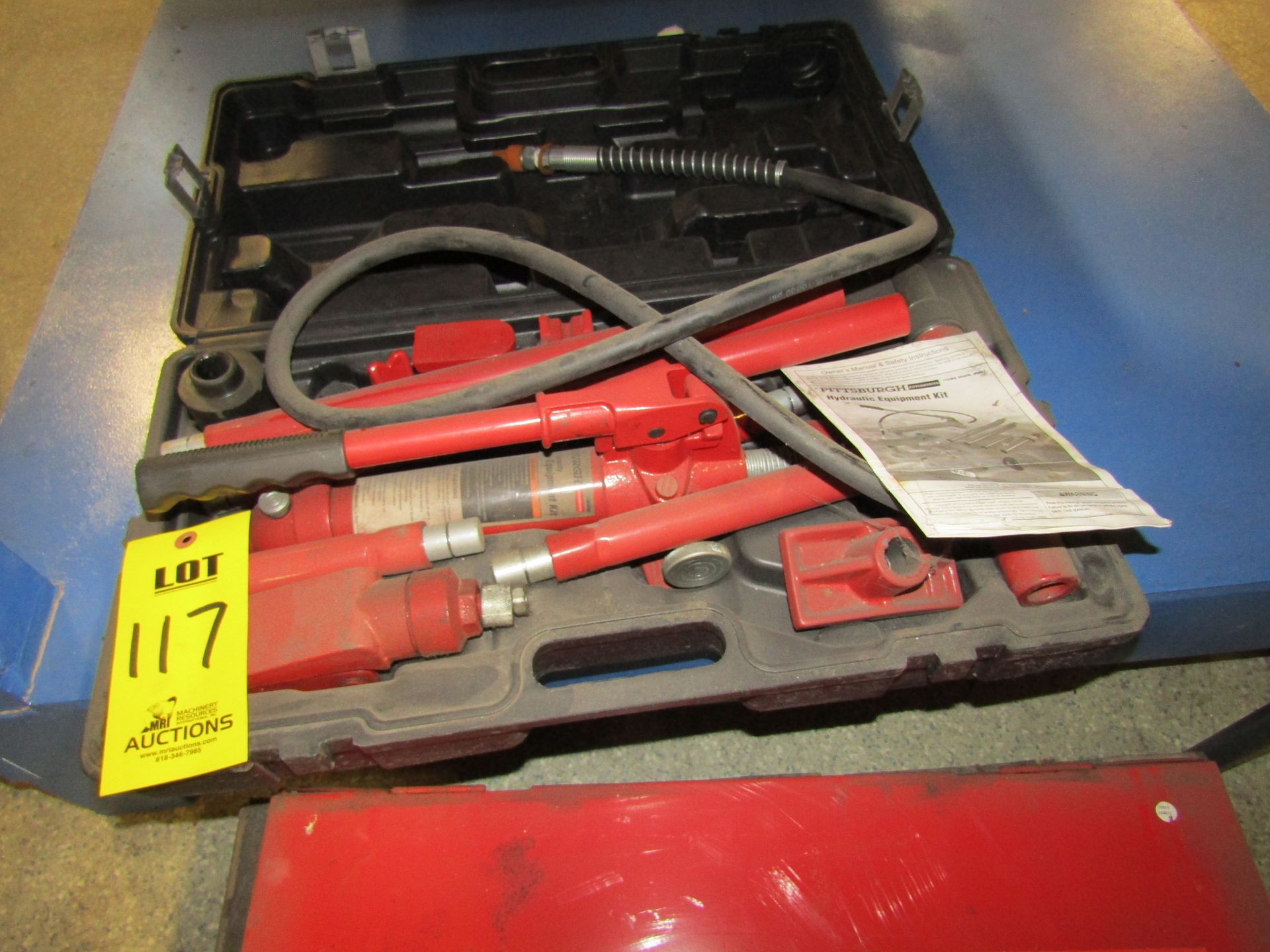 PITTSBURGH Hydraulic Equipment Kit, Items 60406