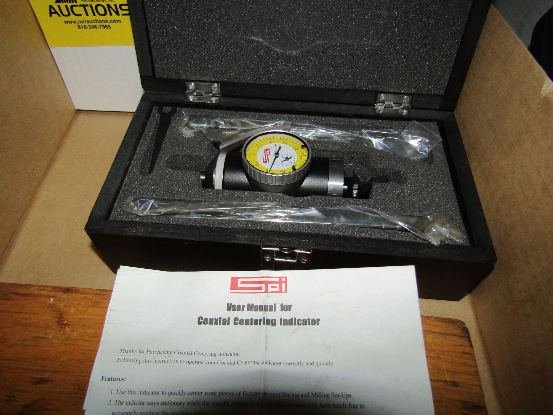 Lot to Include: (1) SPI Coaxial Centering Indicator, (1) 8" Precision Level - Image 3 of 3