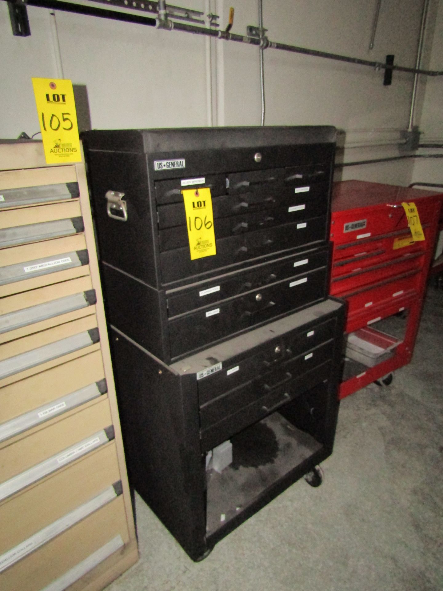 US GENERAL Rolling Tool Box 11 Drawer, Black - Image 2 of 7