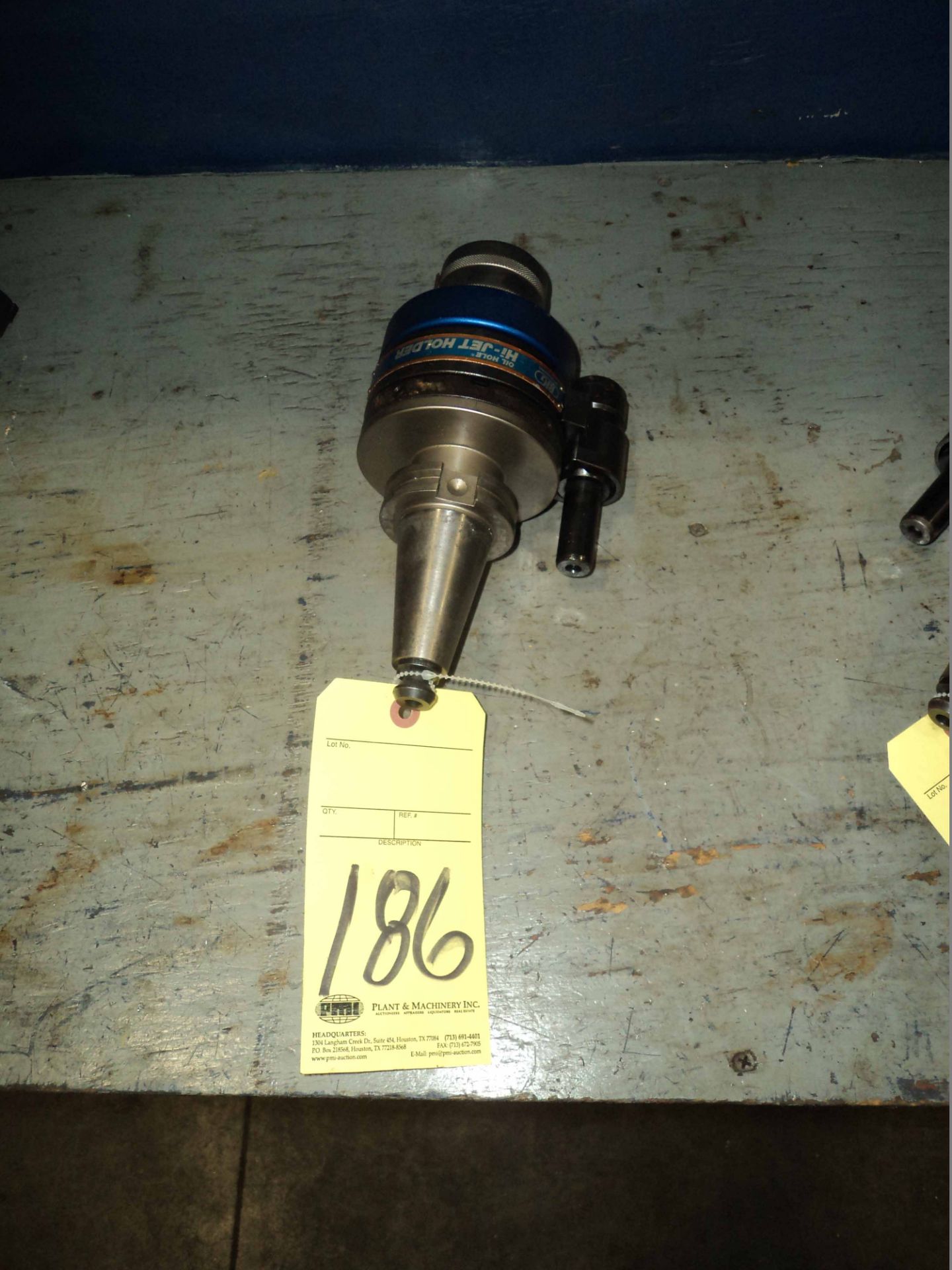 OIL HOLE HOLDER, HI-JET, w/CAT-40 taper