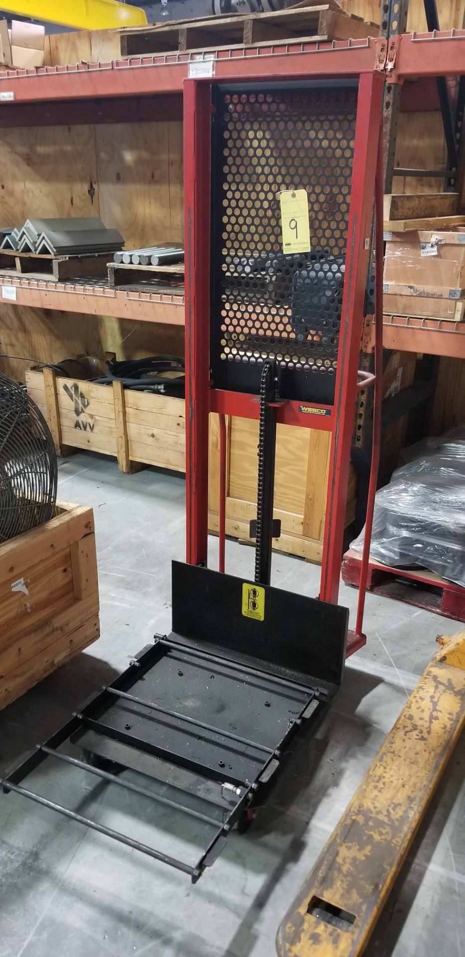 HYDRAULIC PLATFORM LIFT, WESCO