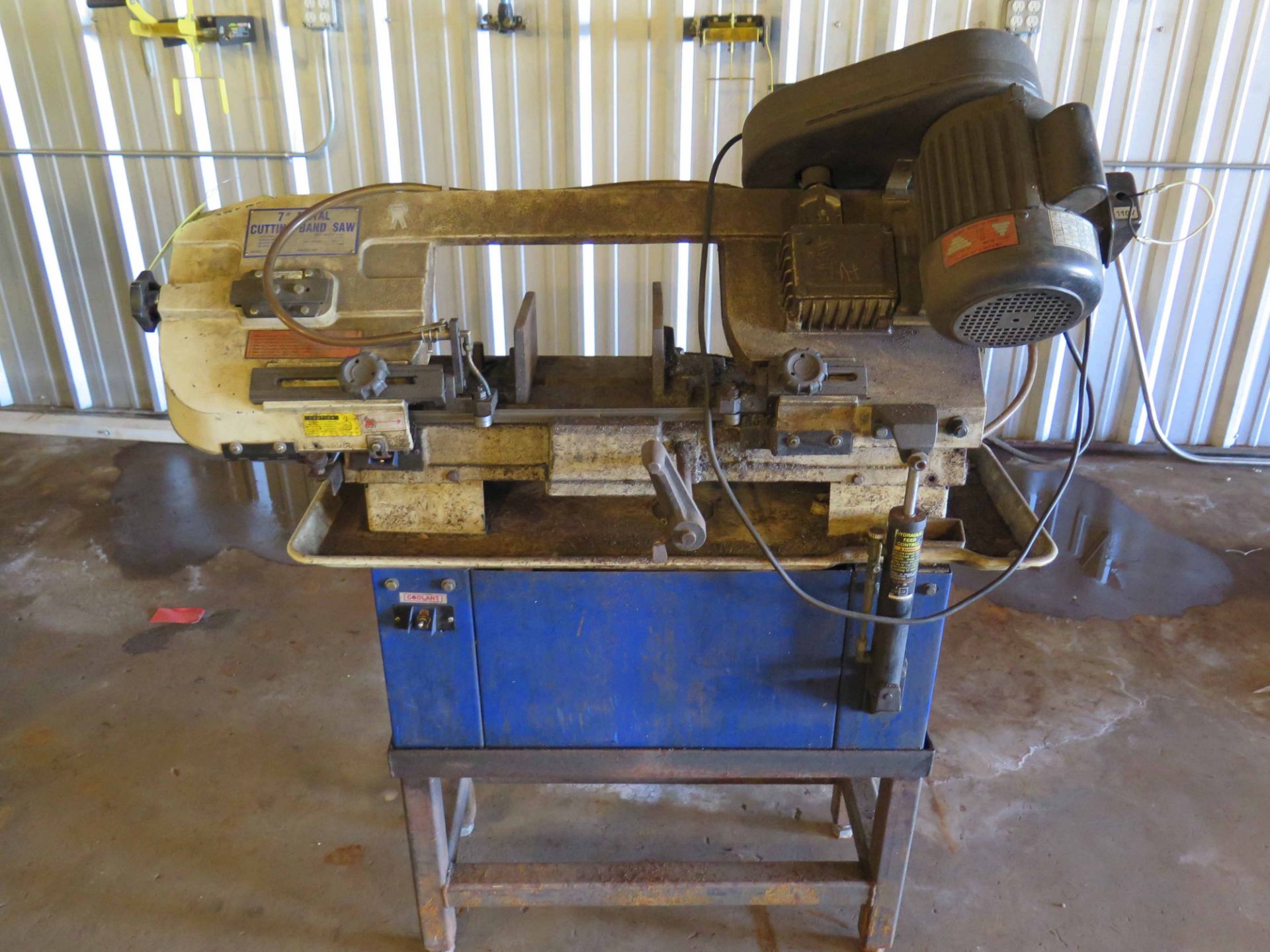 HORIZONTAL METAL CUTTING BANDSAW, Mdl. RF80UC180AJ, 7" rd. cap., 7" x 12" rect. cap., 6" x 7"