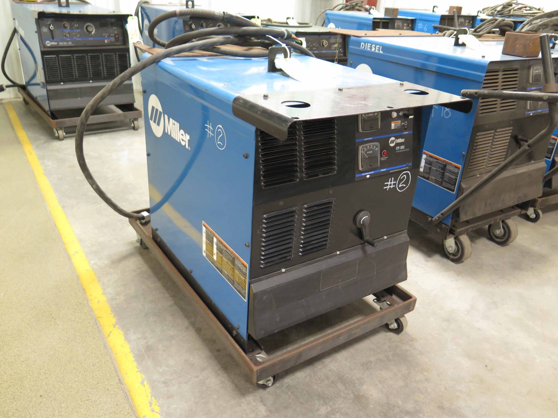 WELDING POWER SUPPLY, MILLER MDL. CP-302, new 2014, 300 amp, S/N ME442027V