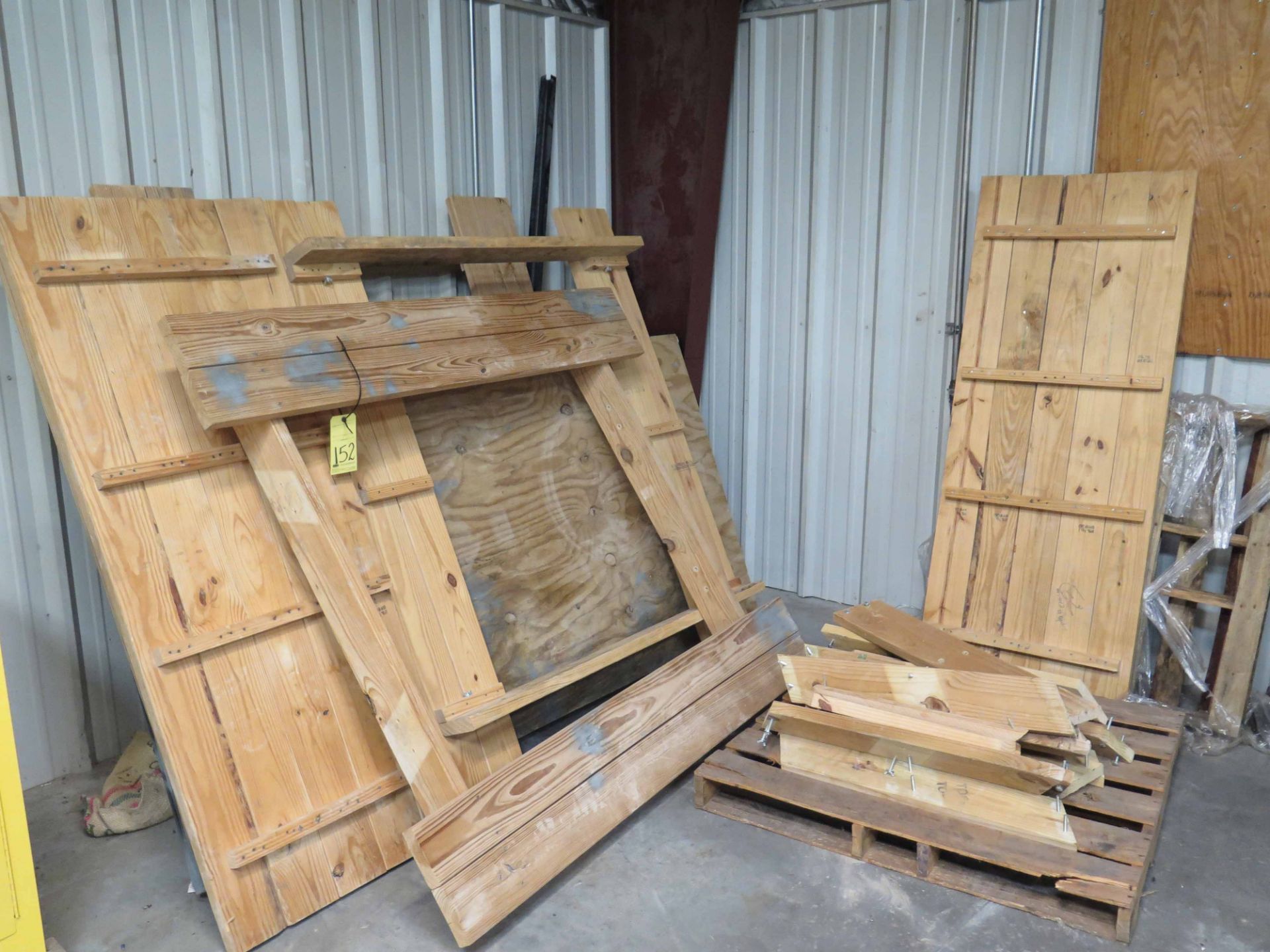 LOT OF WOODEN PICNIC TABLES (3) (disassembled)