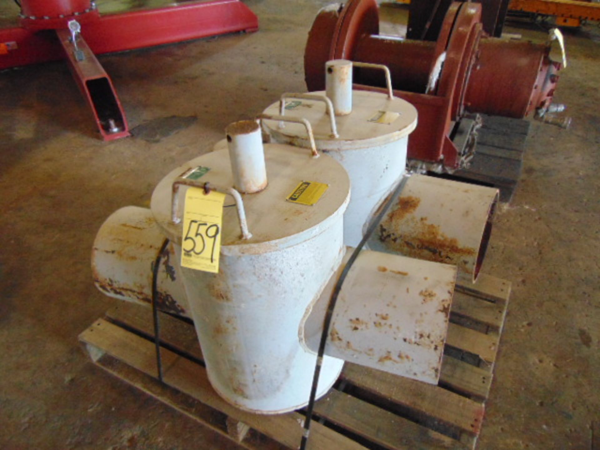 LOT OF SUCTION STRAINERS (2)