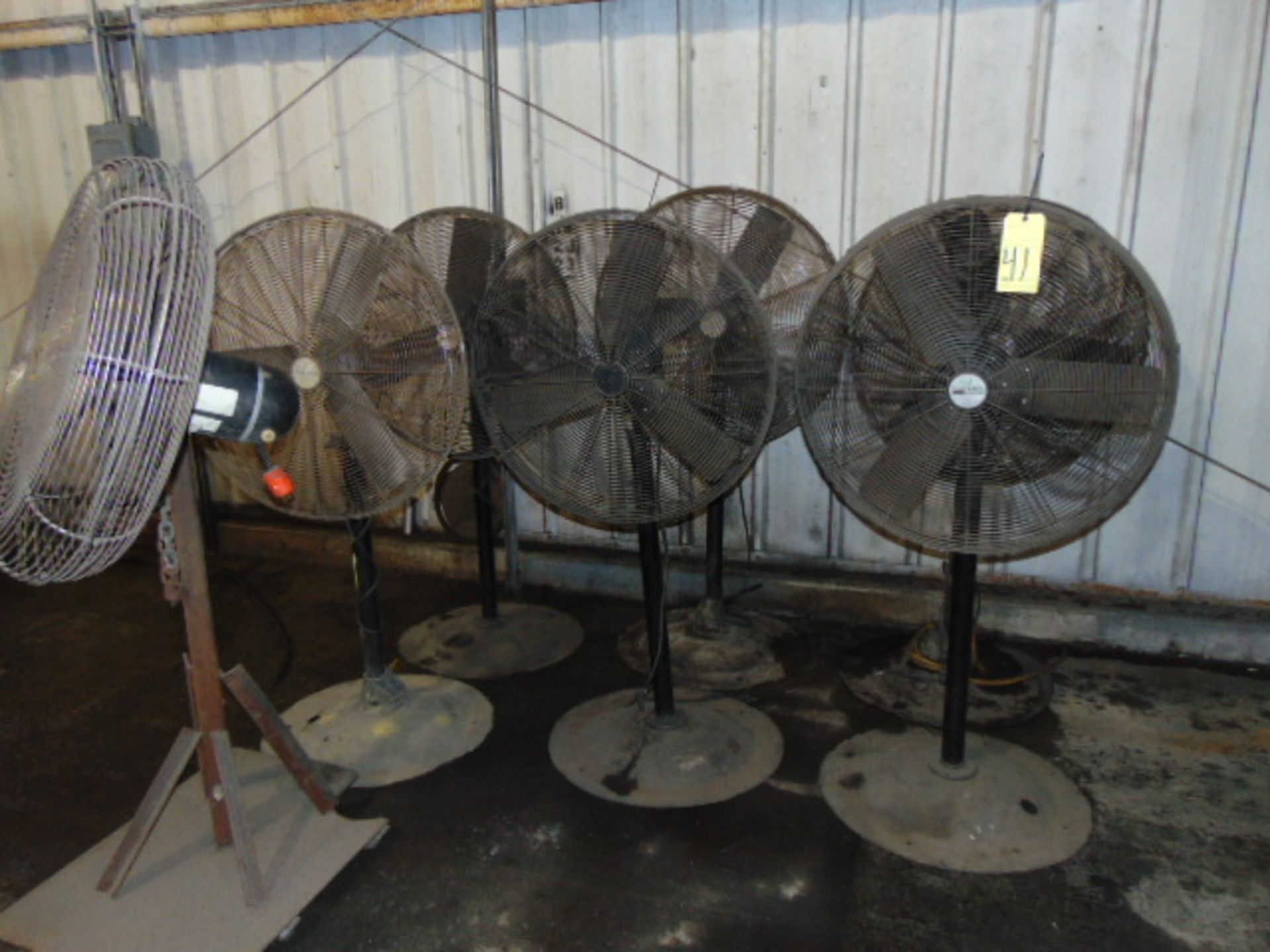 LOT OF PEDESTAL FANS (7)