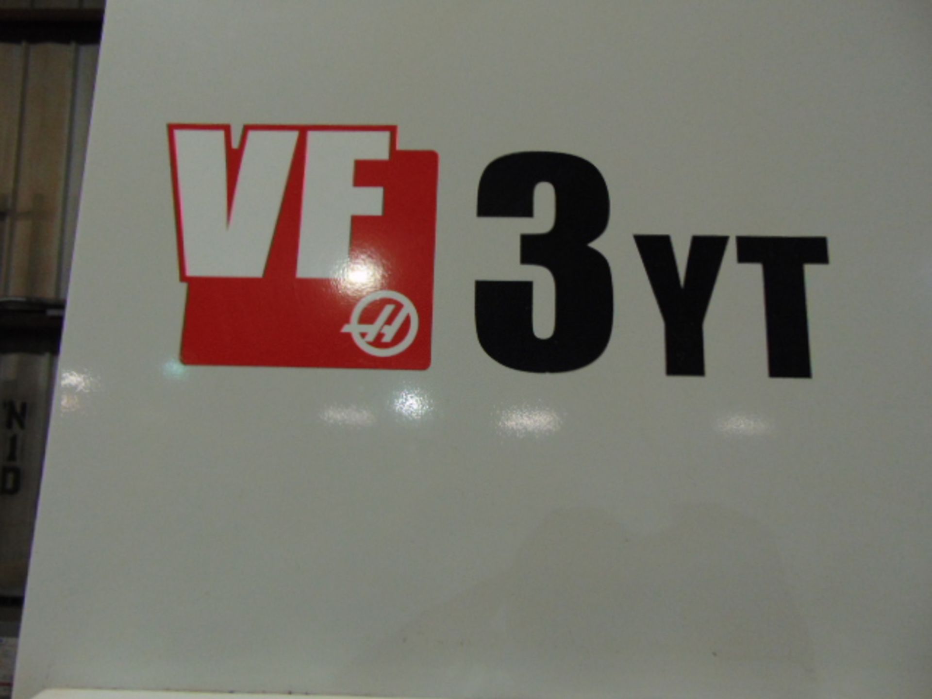 VERTICAL MACHINING CENTER, HAAS MDL. VF3YT/50, new 9/2013, 24” x 54” table, 40” X-axis travel, 26” - Image 5 of 10