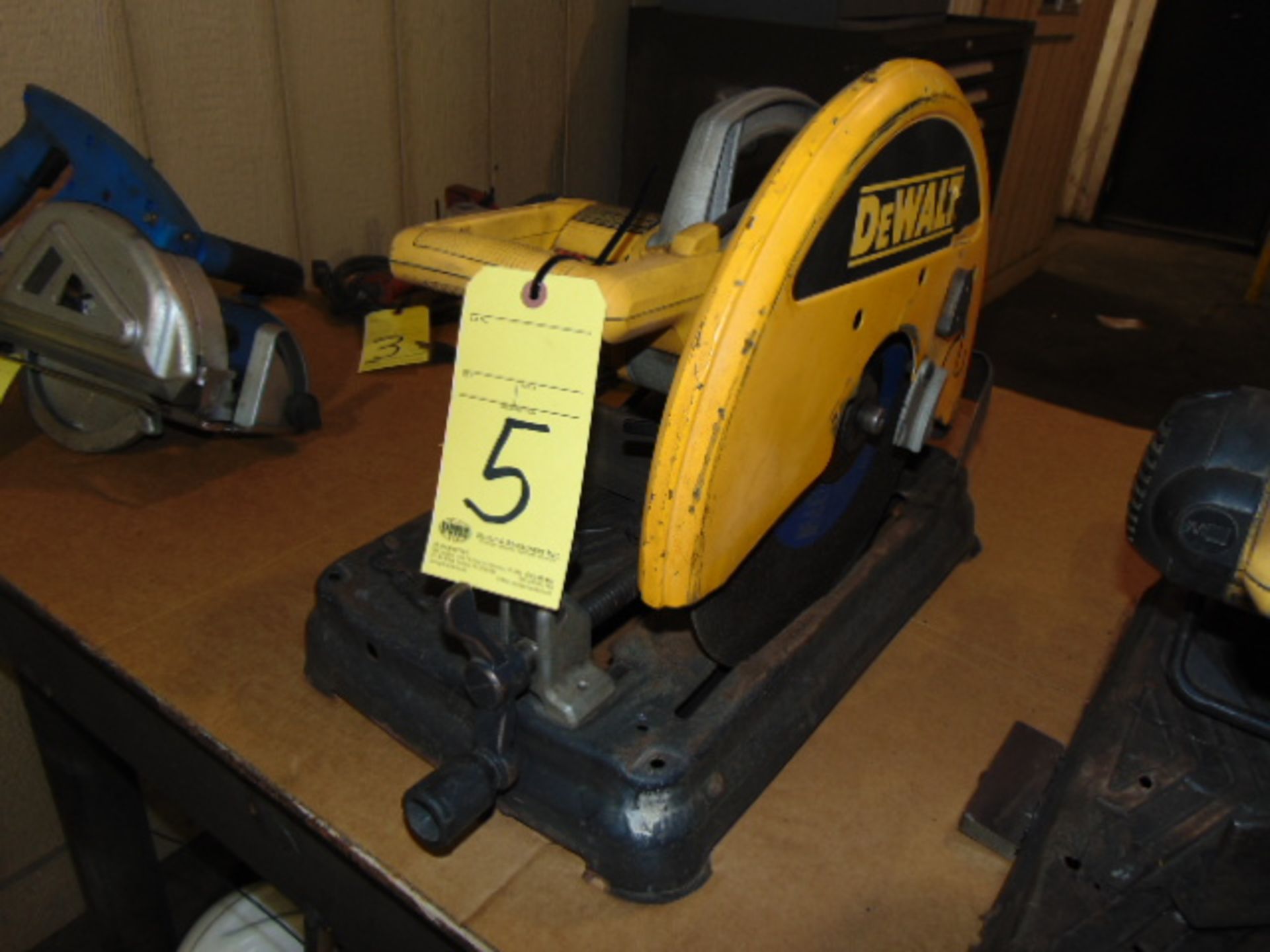 ABRASIVE CUT-OFF SAW, DEWALT 14"