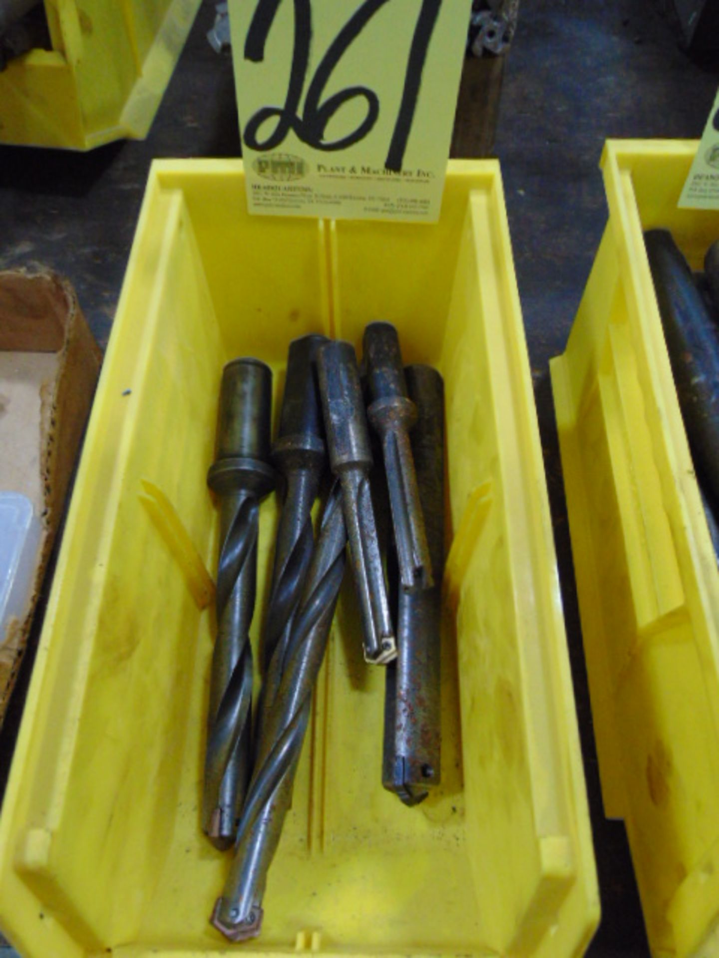 LOT OF SPADE DRILLS (6), assorted