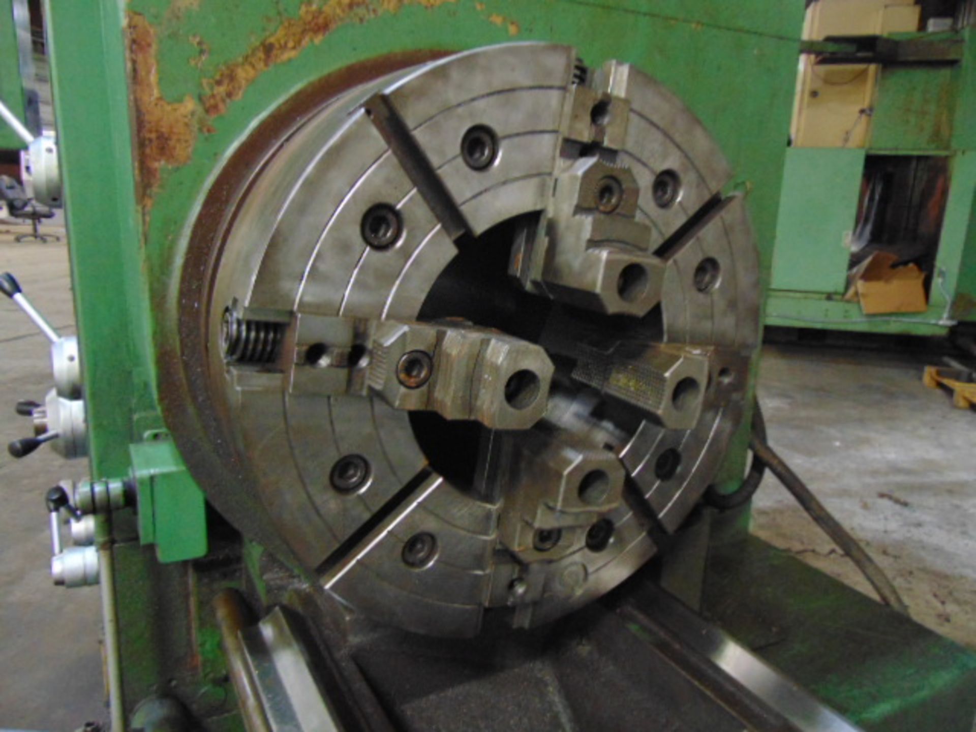 HOLLOW SPINDLE LATHE, KINGSTON 30” X 120” MDL. HK3000 OIL COUNTRY, new 2007, 30” sw. over bed, 20. - Image 3 of 14
