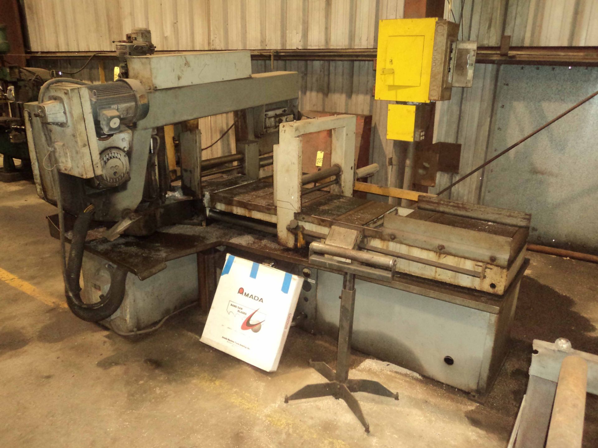 AUTOMATIC HORIZONTAL MITERING BANDSAW, HYD-MECH MDL. S23A, 16” ht. x 20”W cap. @ 90 deg., 1-1/4” - Image 2 of 2