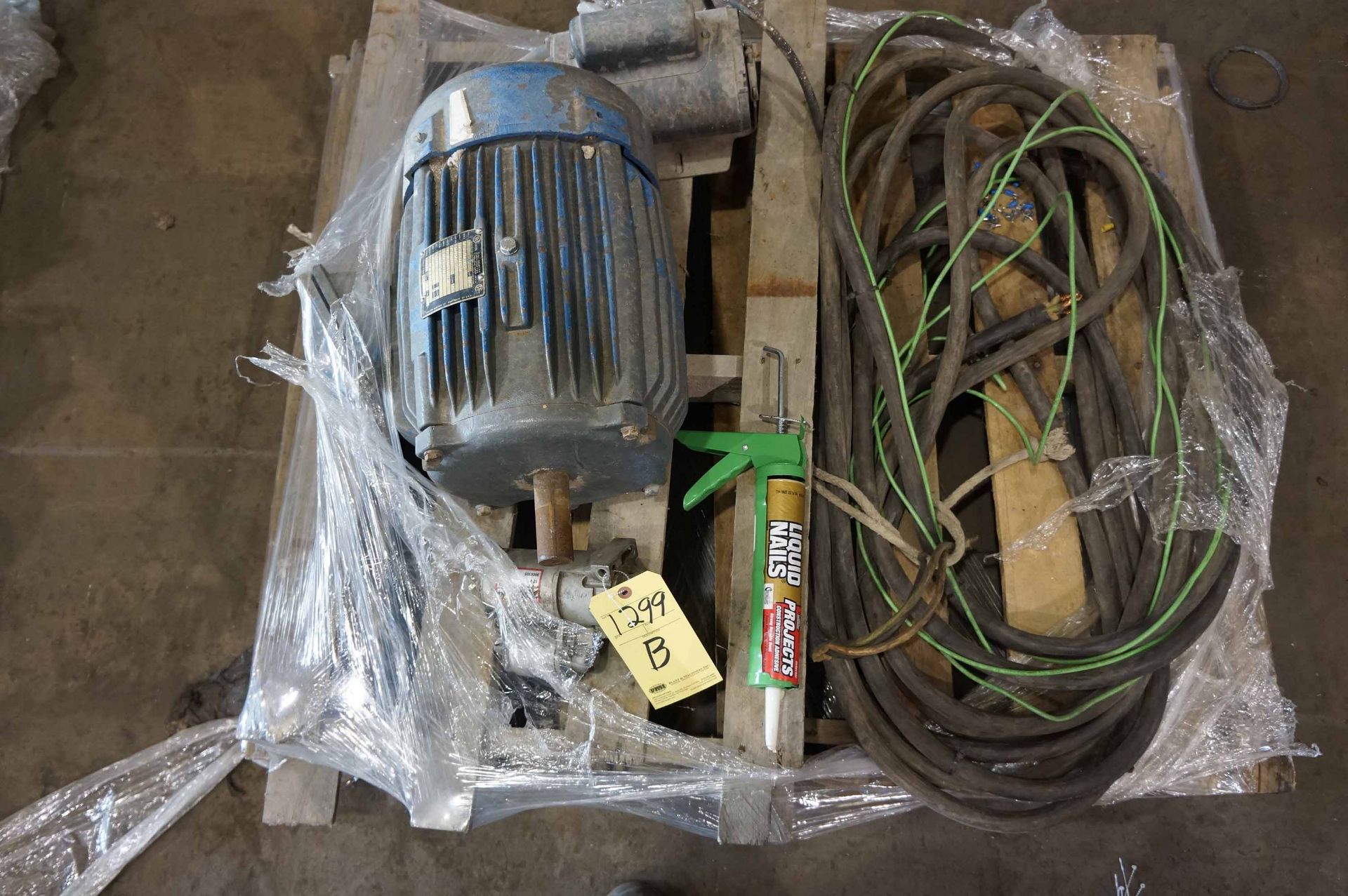 LOT CONSISTING OF: motors & wiring