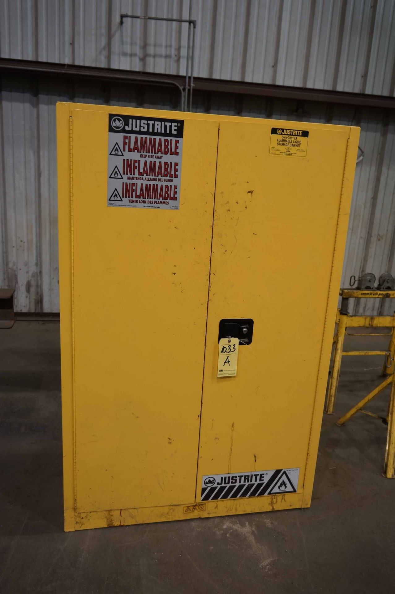 FLAMMABLE STORAGE CABINET, JUSTRITE - Image 2 of 3