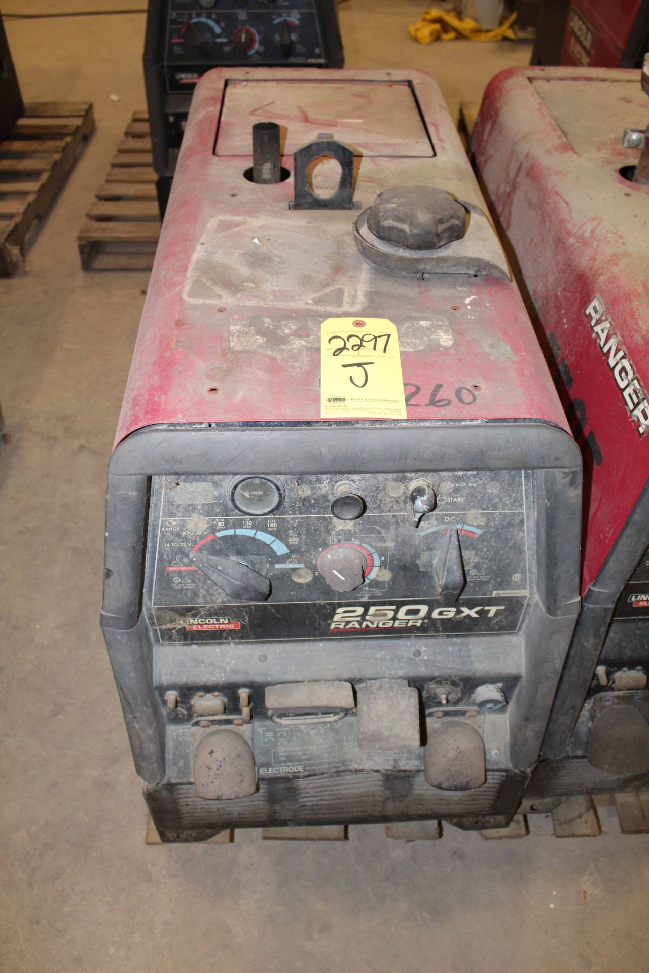 PORTABLE WELDER, LINCOLN MDL. RANGER 250GXT, gasoline pwrd., S/N N.A. (out of service)