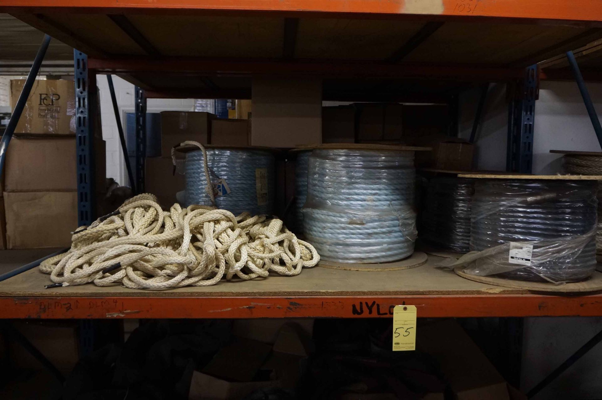 LOT CONSISTING OF: assorted rope & used slings