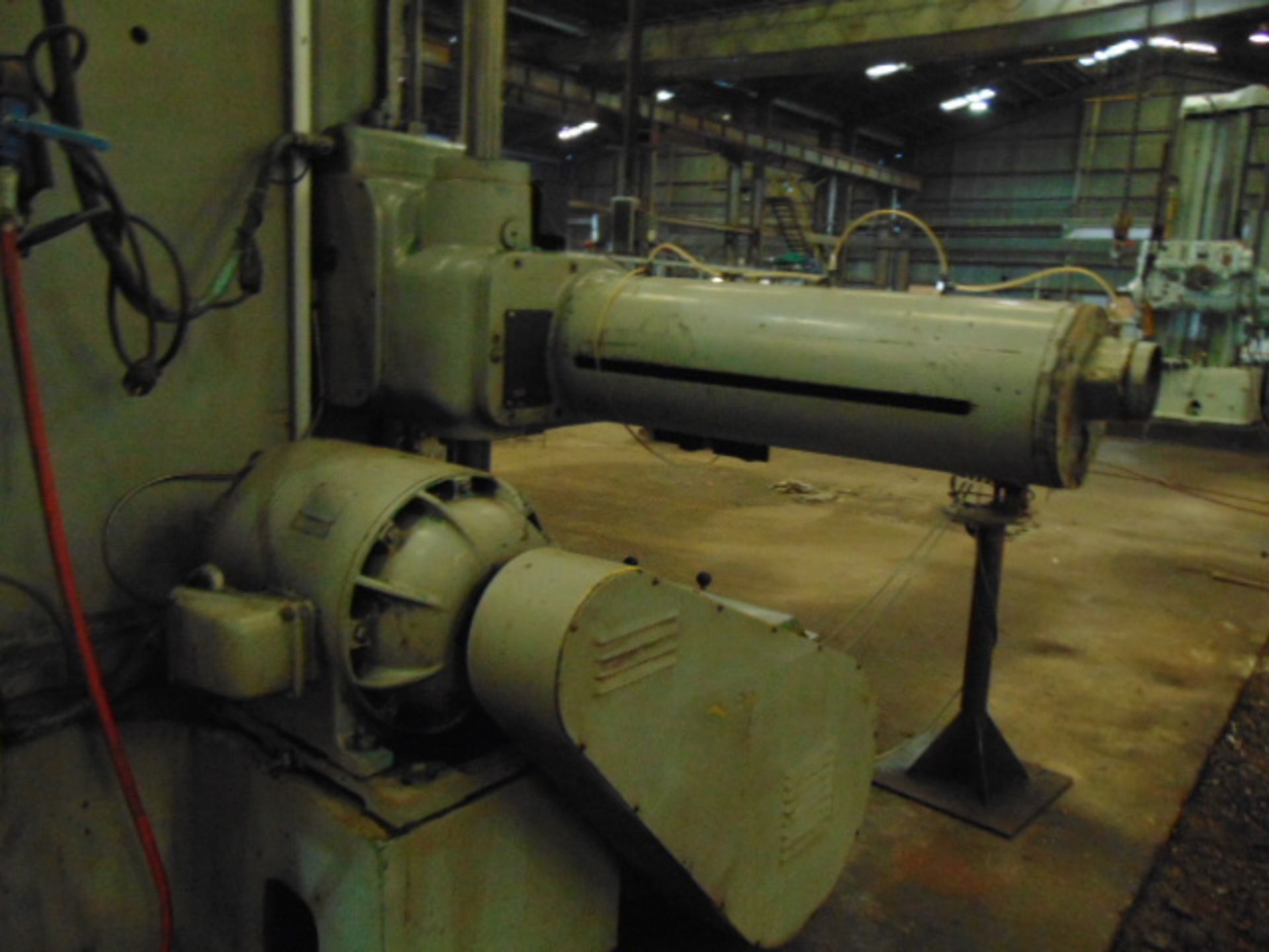 TABLE TYPE HORIZONTAL BORING MILL, LUCAS MDL. 428-60, 40" x 74" tbl., 60" cross travel, approx. - Image 11 of 16