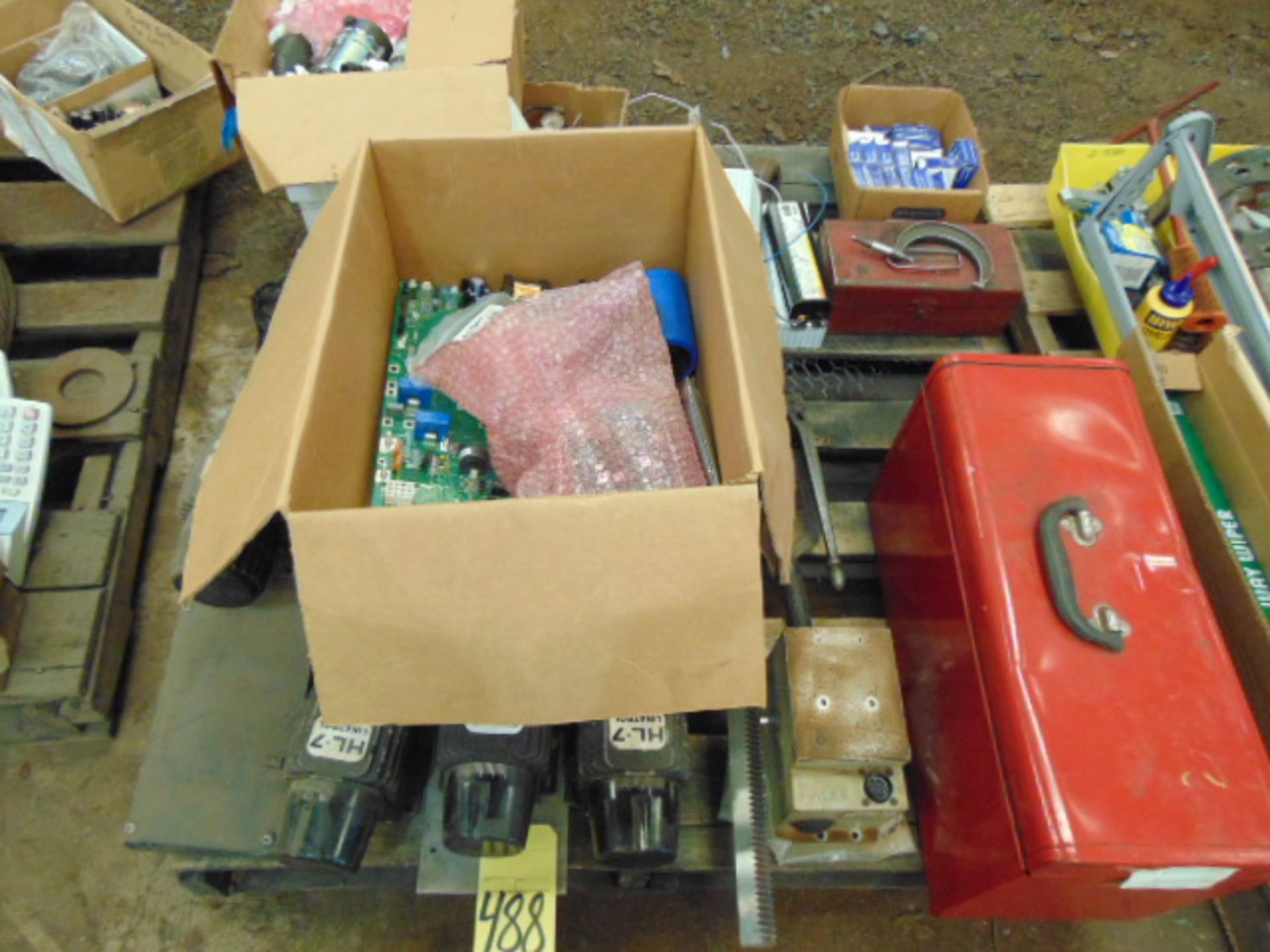 LOT CONSISTING OF: electrical & misc., assorted (on one skid)