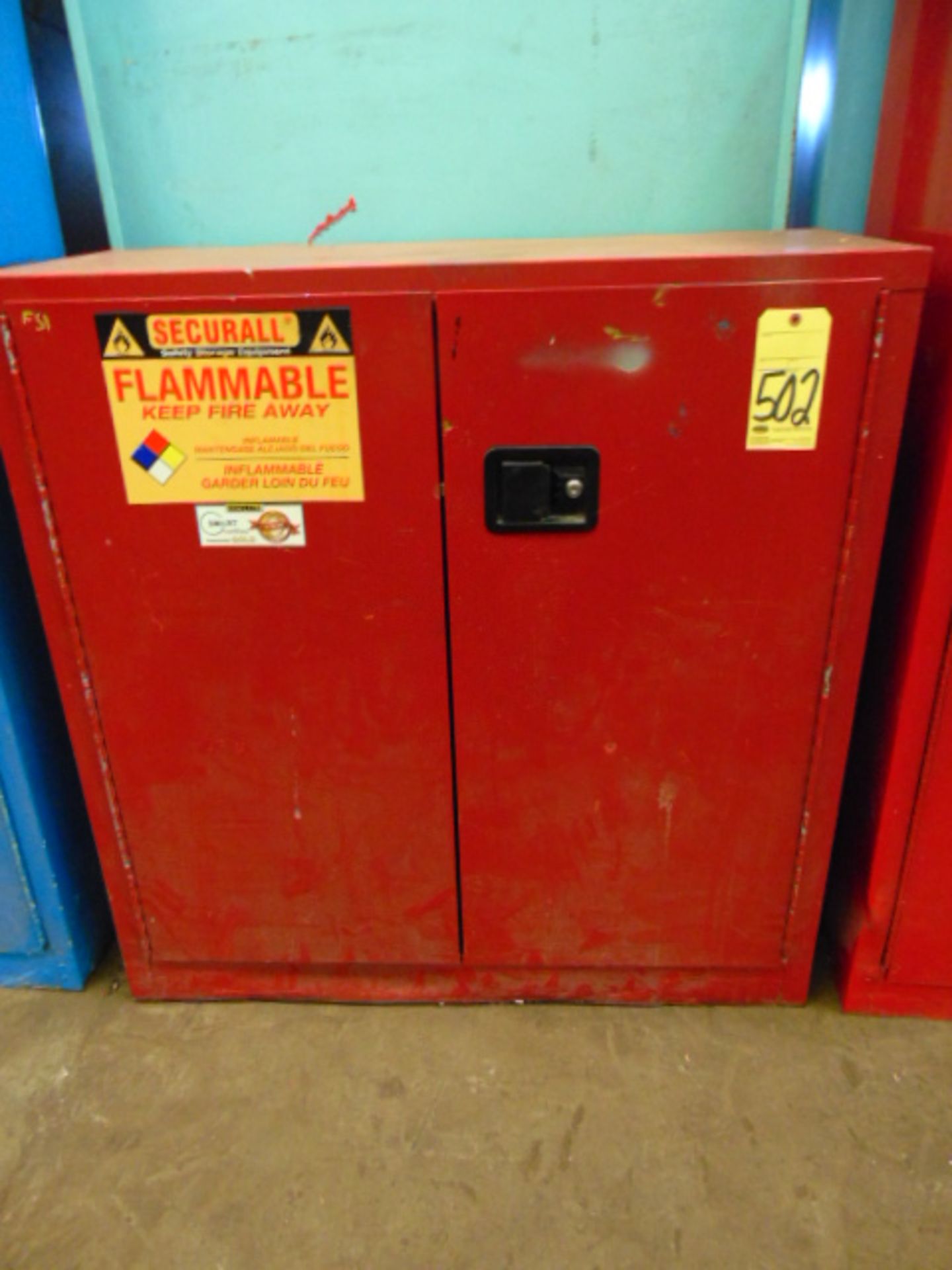 FLAMMABLE STORAGE CABINET, SECURALL