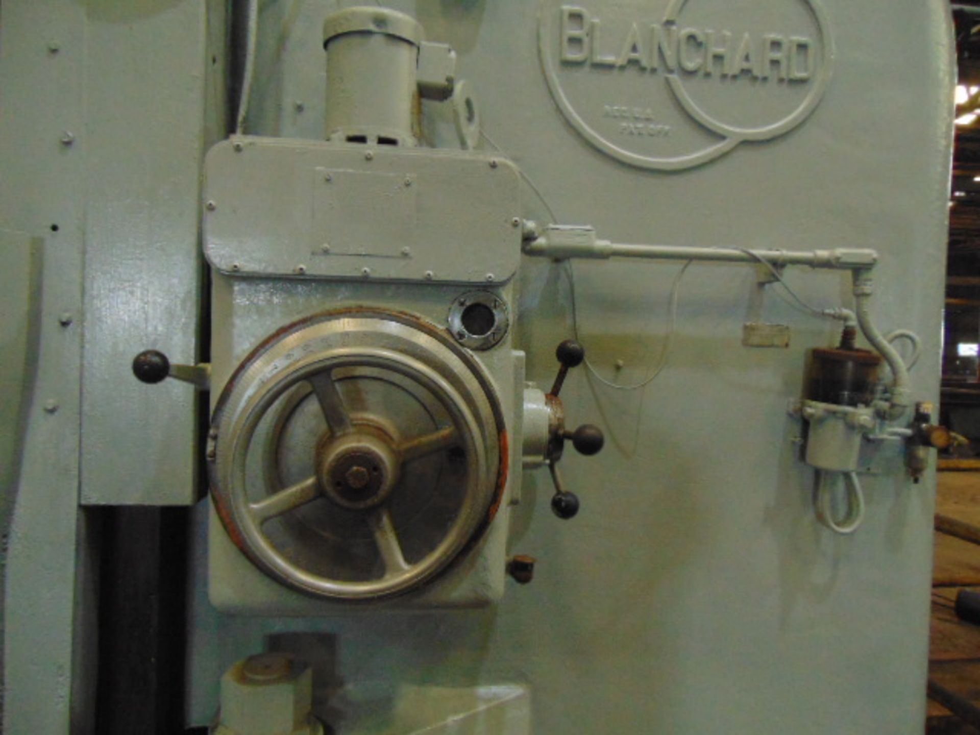 VERTICAL ROTARY SURFACE GRINDER, BLANCHARD 42-84, 42" segmented wheel, 100 HP main drive motor, - Image 5 of 18