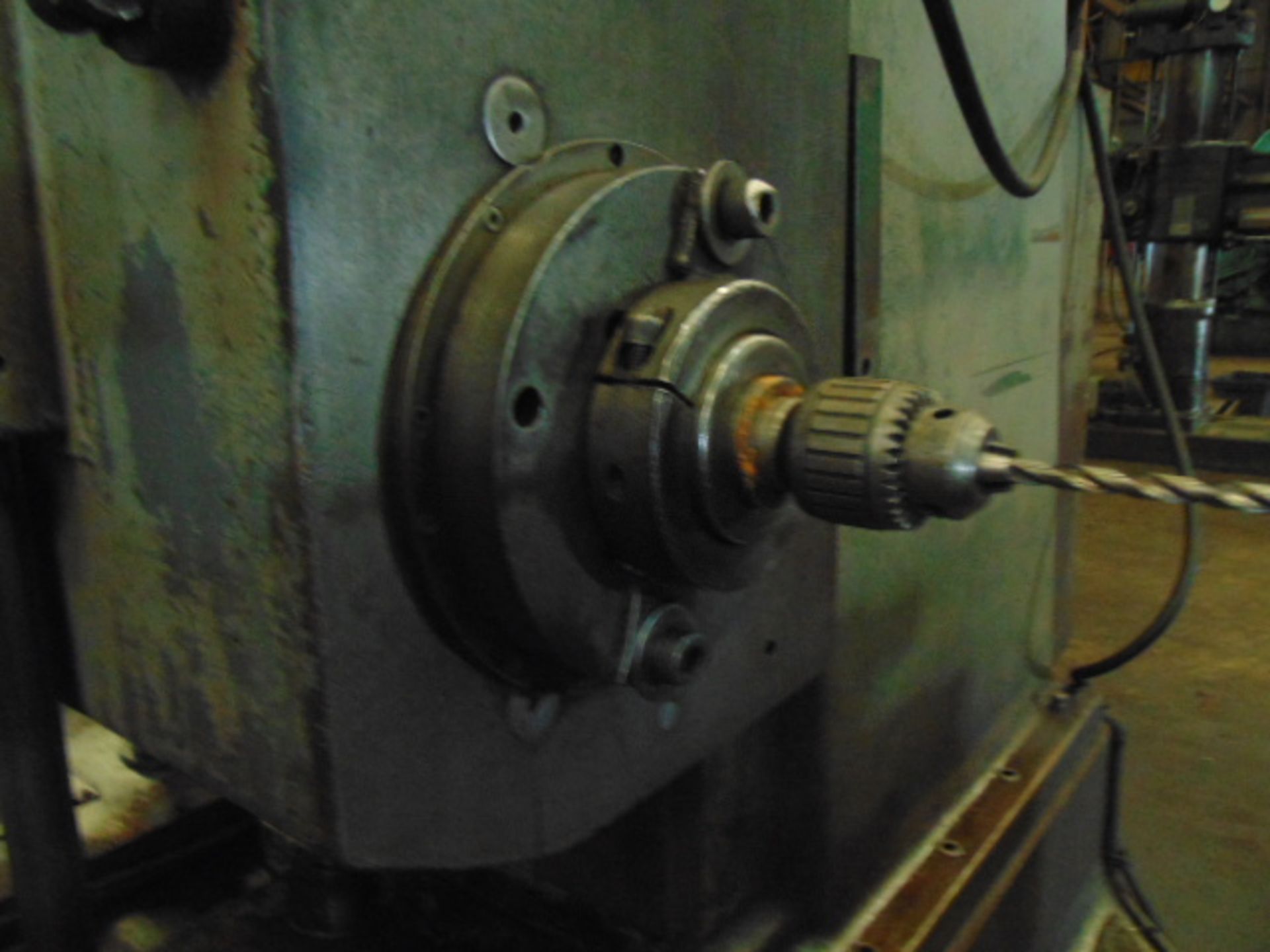TABLE TYPE HORIZONTAL BORING MILL, LUCAS MDL. 428-60, 40" x 74" tbl., 60" cross travel, approx. - Image 3 of 16