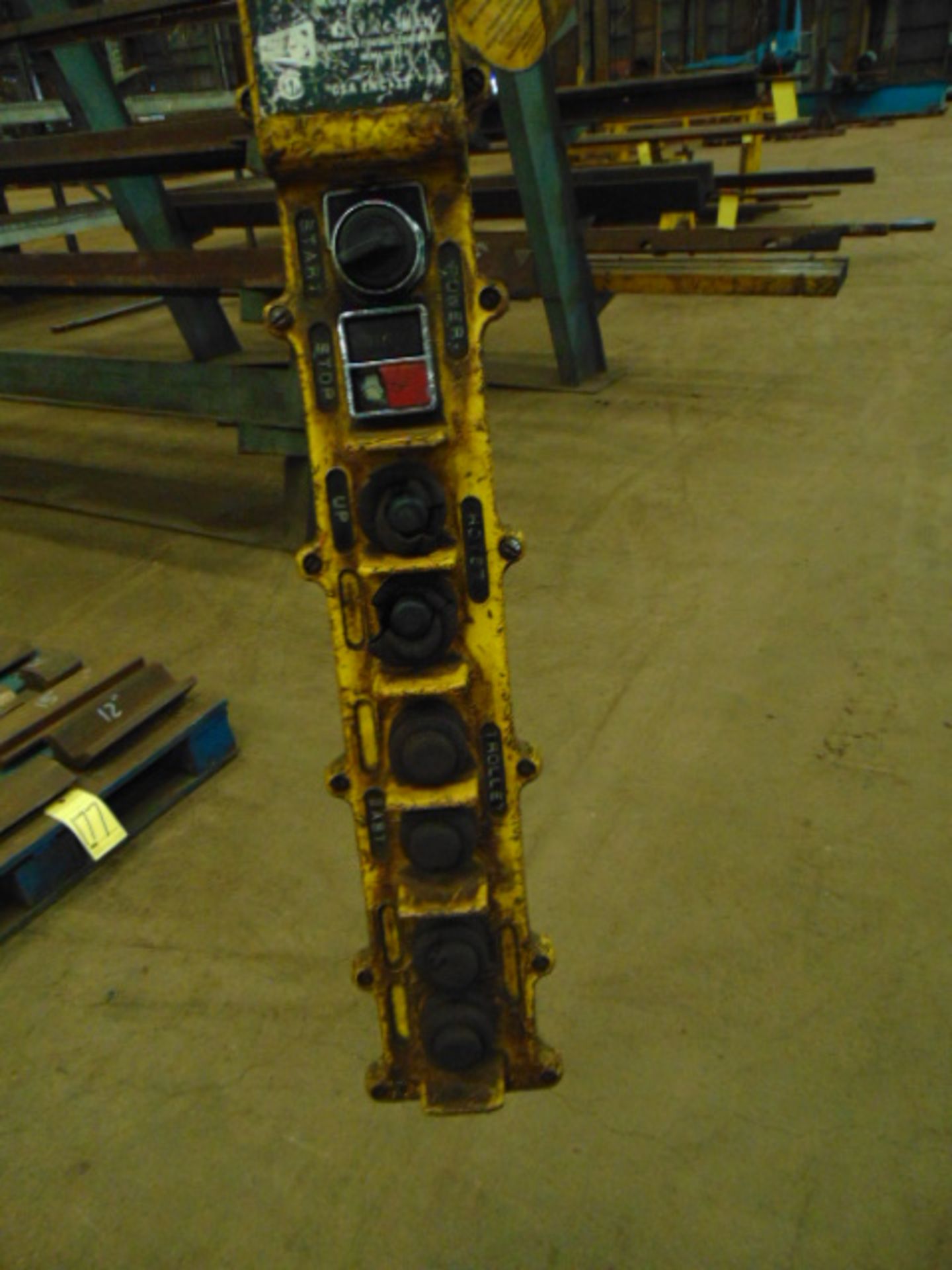 OVERHEAD BRIDGE CRANE, PROSERV 10 T. X APPROX. 74' SPAN, low head room style, sgl. girder top - Image 4 of 5