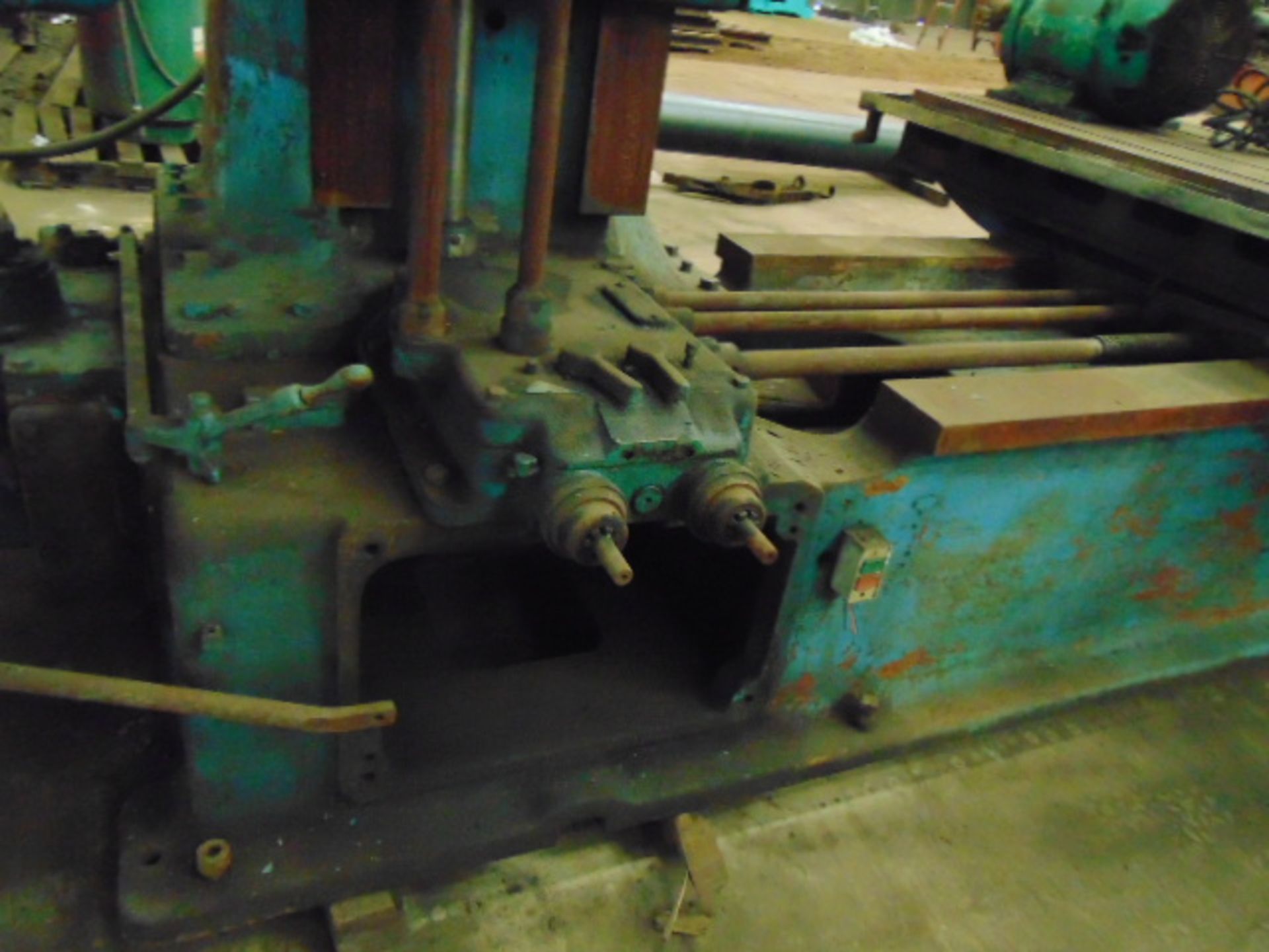 BORING MILL, LUCAS NO. 43, 36" x 72" tbl., 60" cross travel, 5' spdl. dia., No. 6 MT spdl. S/N 43- - Image 6 of 7