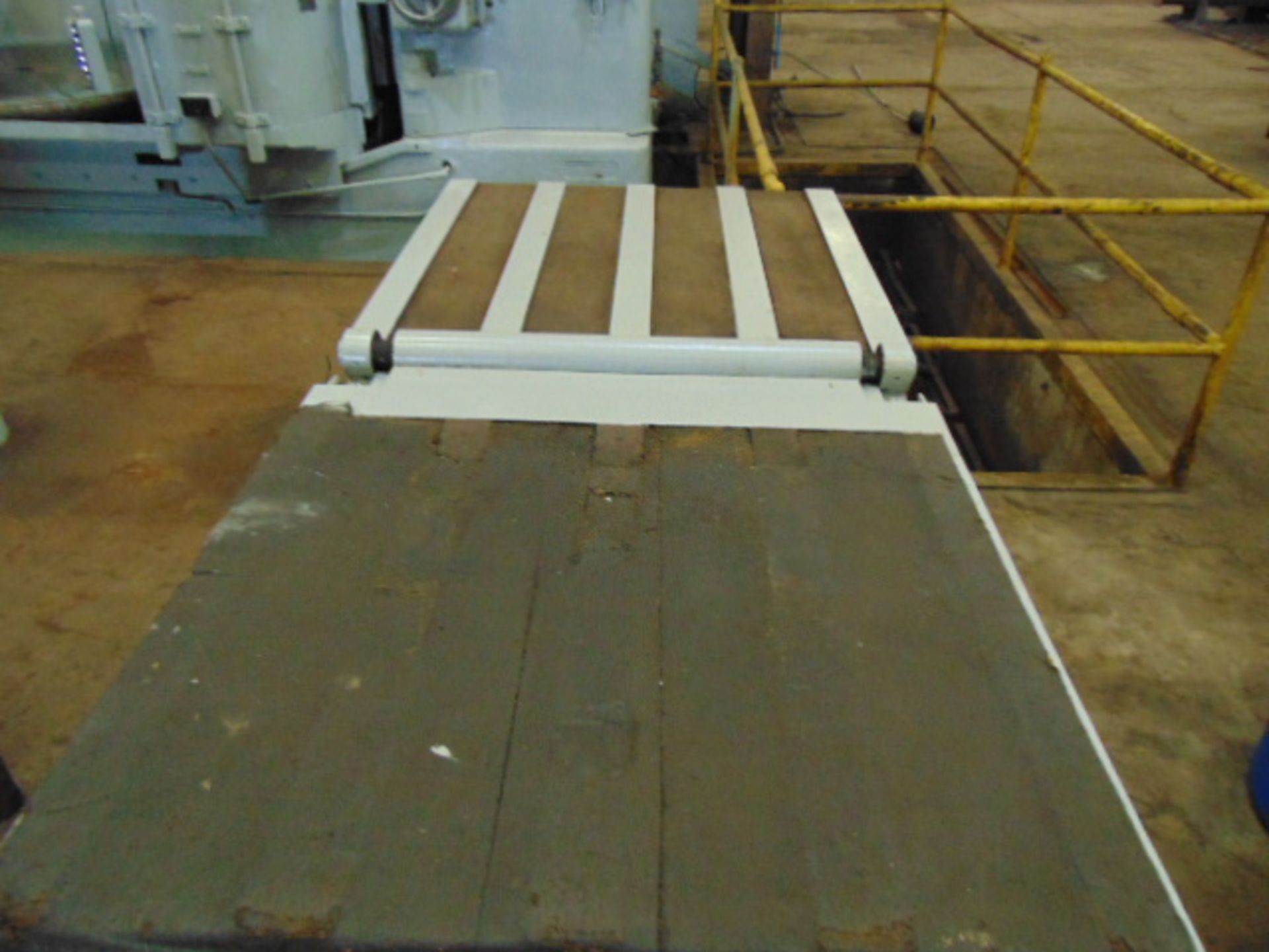 STEEL PLATE FLIPPER, BURGER-RJS MDL. 40, 42" W. x 88" L., 4,000 lb. cap., S/N 0168-24 - Image 9 of 9