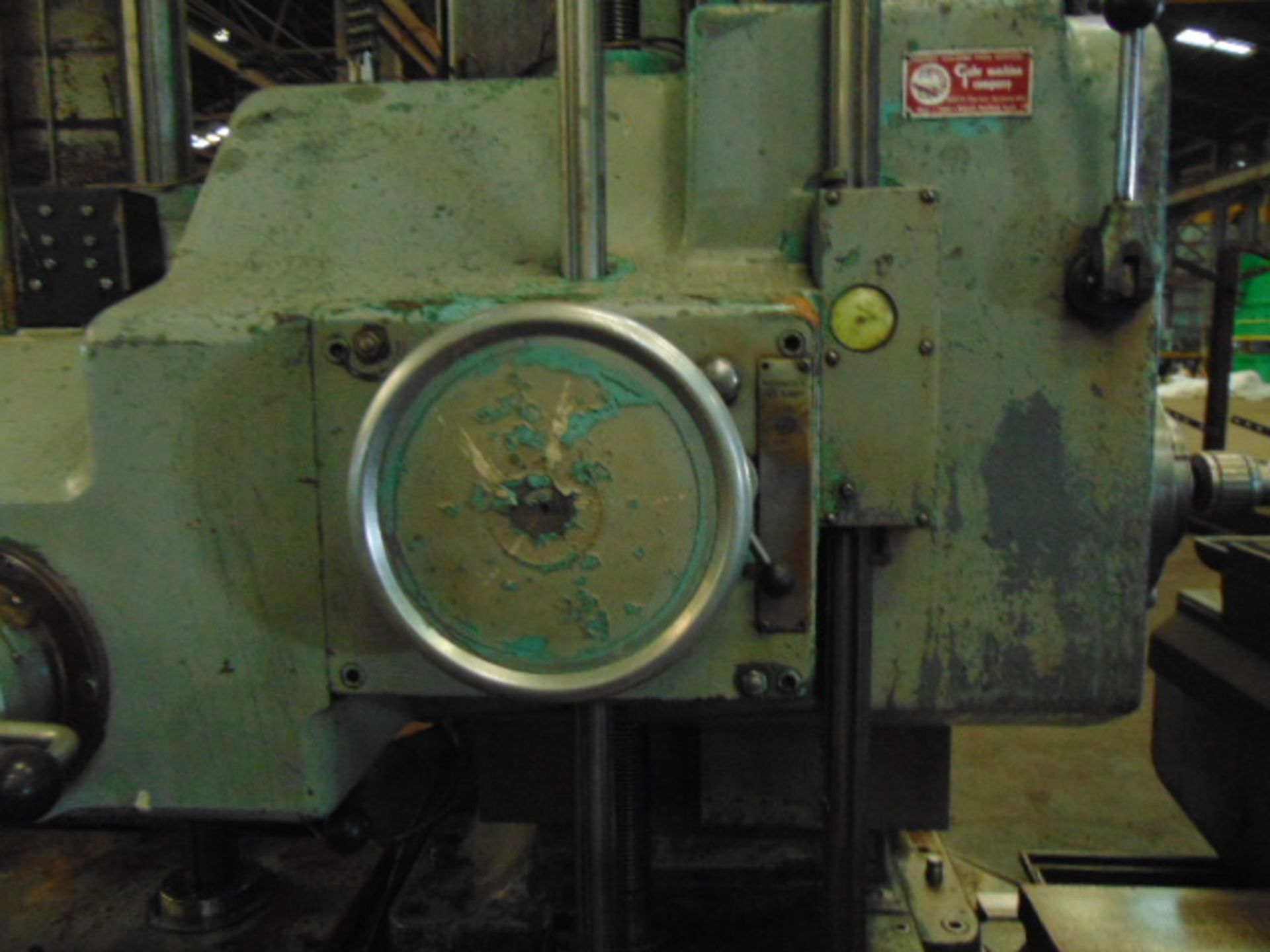TABLE TYPE HORIZONTAL BORING MILL, LUCAS MDL. 428-60, 40" x 74" tbl., 60" cross travel, approx. - Image 5 of 16