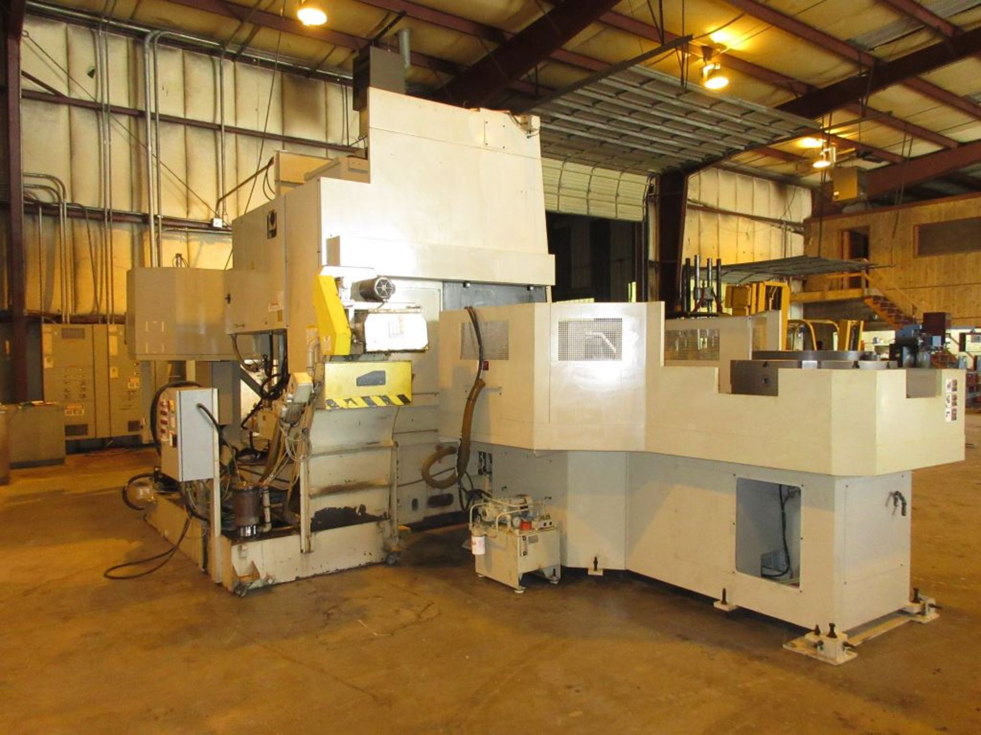 OKUMA & HOWA MDL. VTM-100 CNC VERTICAL TURNING CENTER, new 2000, Fanuc 18T CNC control, 36” - Image 4 of 14