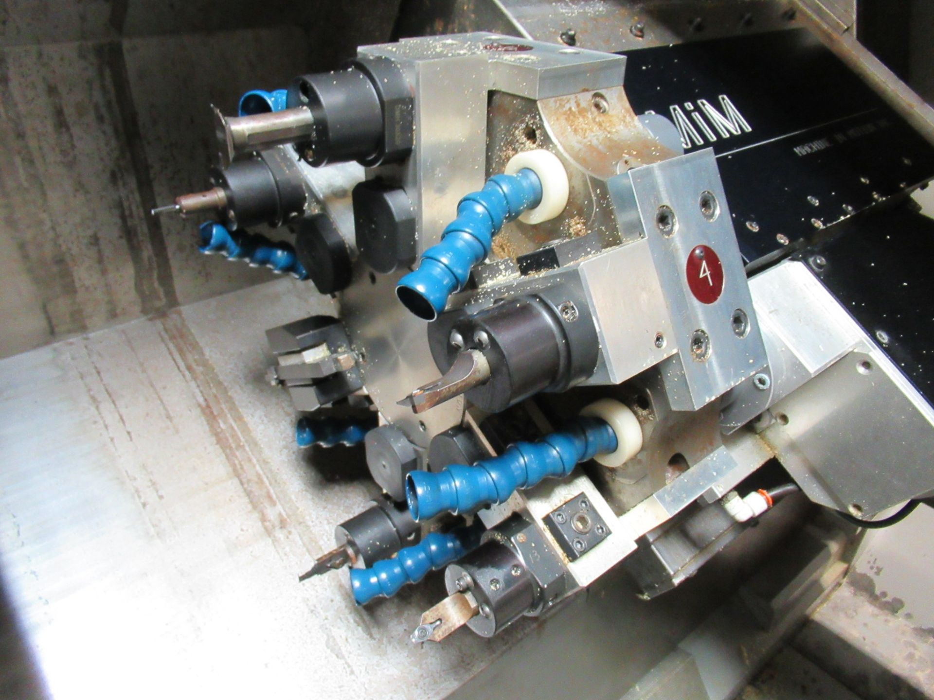 HAAS MDL. SL-20 CNC LATHE, new 9/2008, Haas CNC control, 20 HP Vector drive, SamChulley 8" Mdl. HS08 - Image 9 of 25