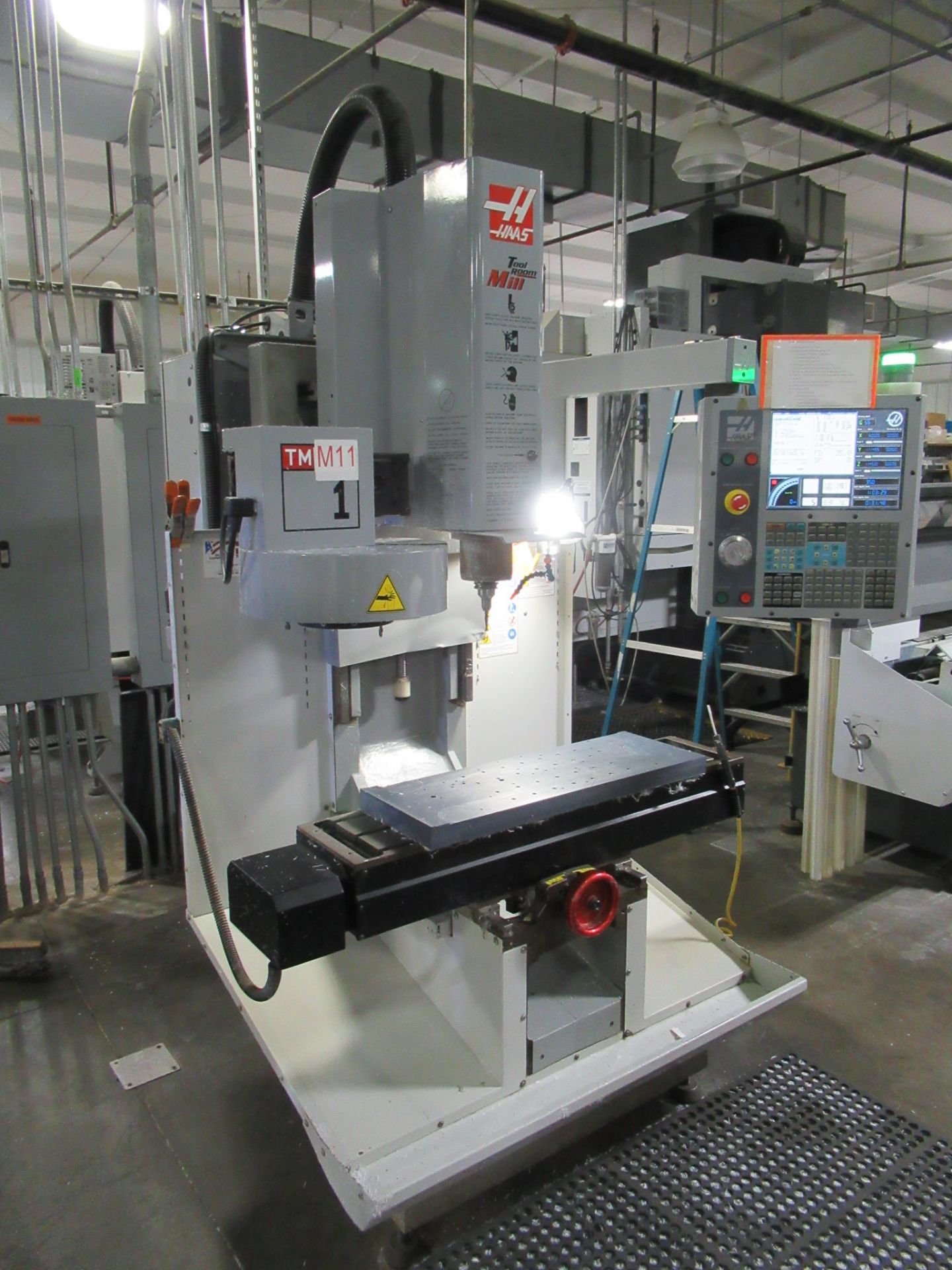 HAAS TM-1 CNC TOOL ROOM MILL, New in 2007, 47.75” x 10.75” table size, Travels: 30”-X, 12”-Y, 16”-Z,
