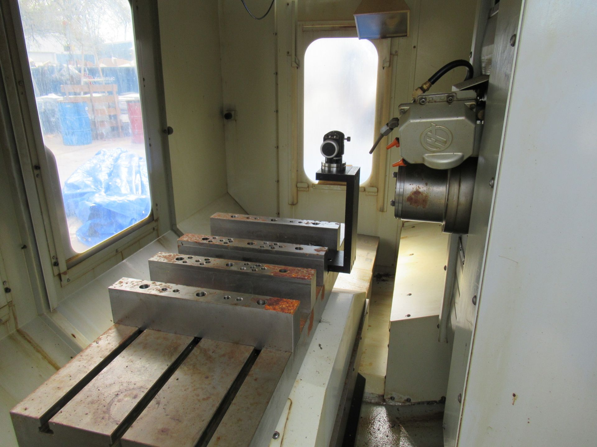 HAAS ES-5-4T HORIZONTAL MACHINING CENTER, New 2010, Haas CNC control, Renishaw probe, Travels: 40” - Image 4 of 9