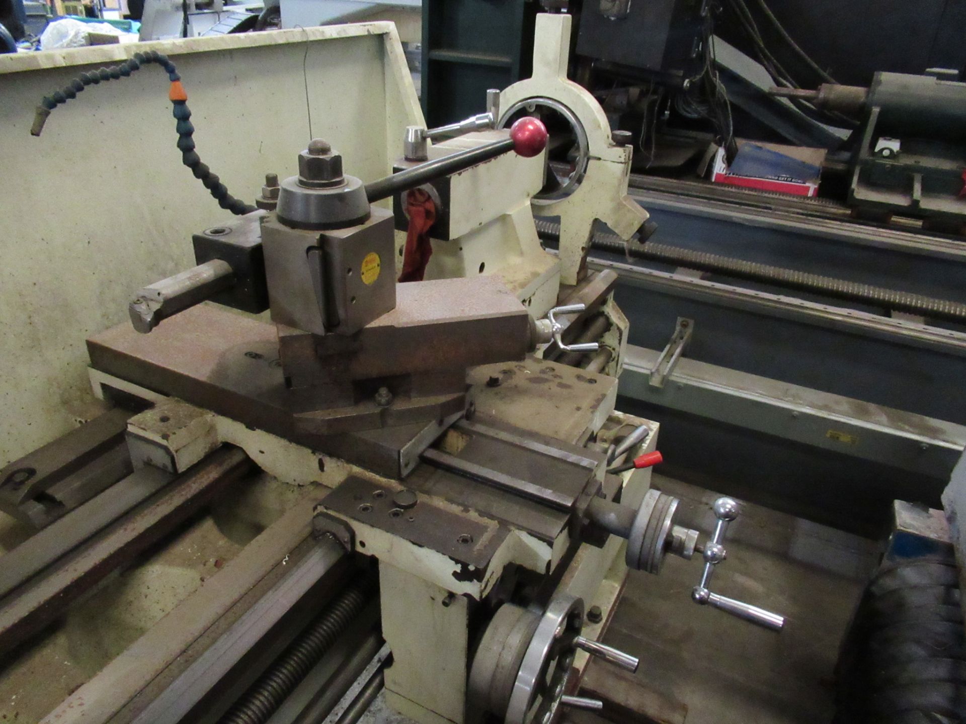 22” X 80” JET ENGINE LATHE, Model GH-2280ZX, New 2014, 3-1/8" spindle bore, steday rest, quick - Image 4 of 5