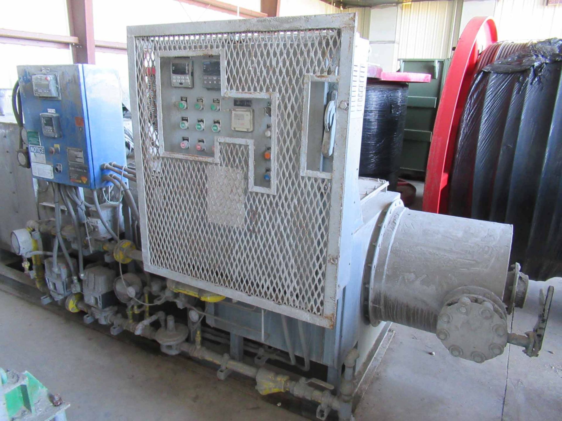 CEMENT MIXING SYSTEM, CARMAN INDUSTRIES PACKAGED SYSTEM, w/Eirich RV-15 75 HP intensive mixer, 500 - Image 10 of 13