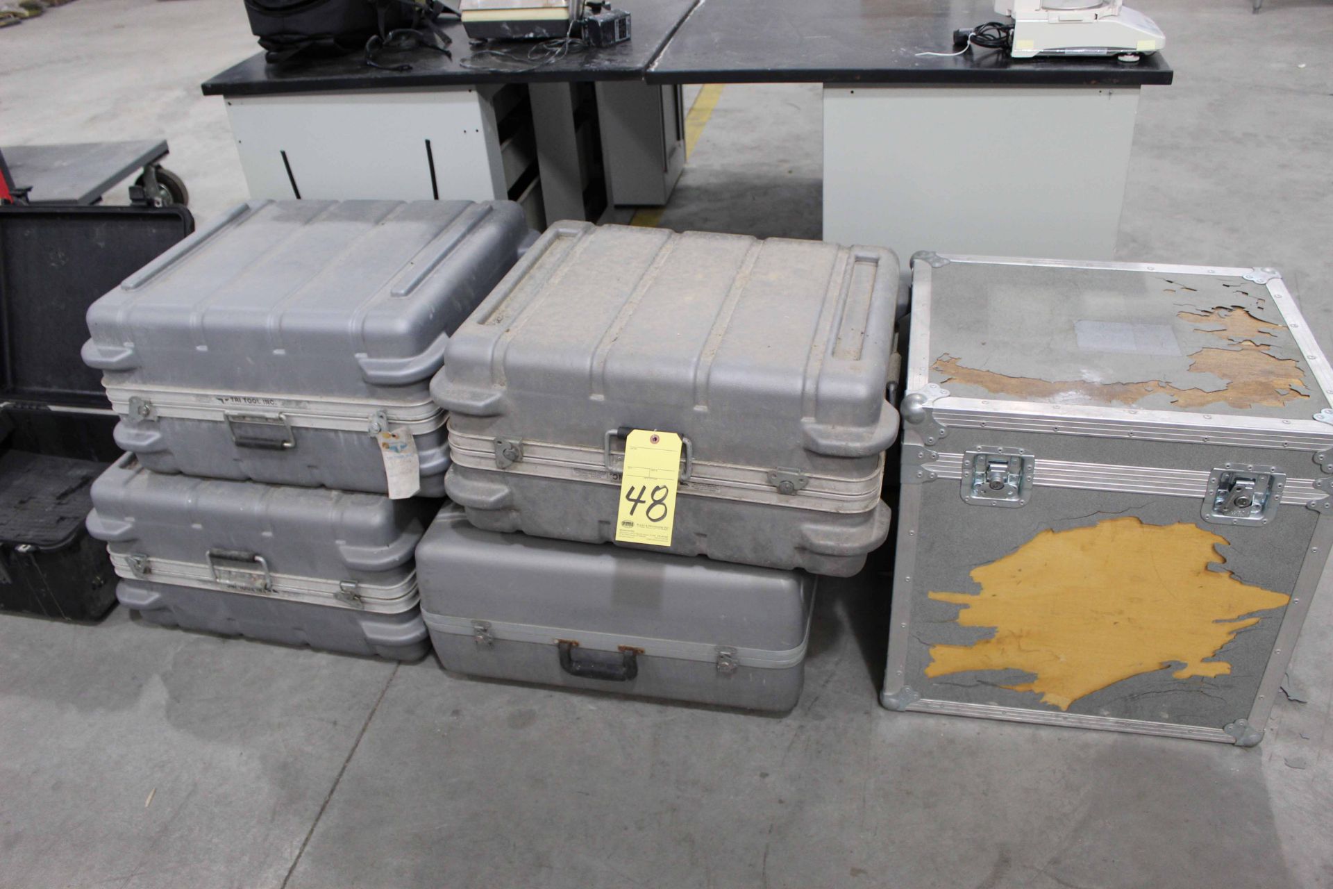 LOT OF LOCKABLE STORAGE BOXES