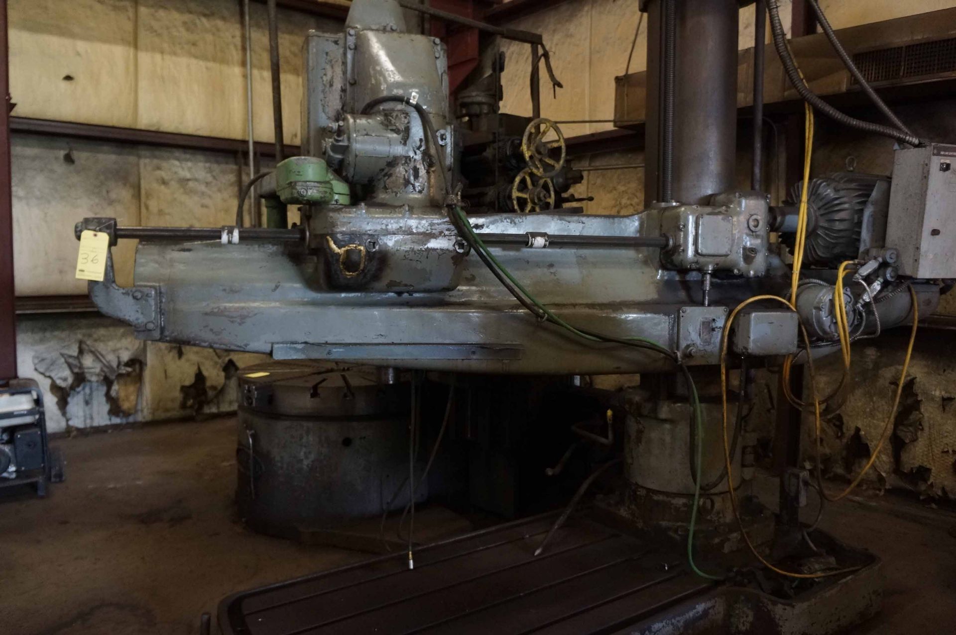 RADIAL ARM DRILL, CINCINNATI BICKFORD 7’ X 19”, pwr. head traverse, S/N 5E152