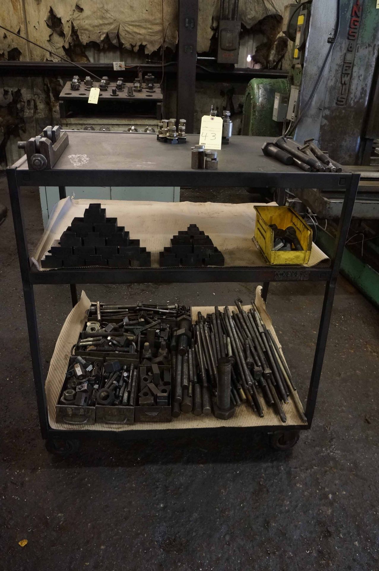 LOT CONSISTING OF: T-nuts, bolts, nuts, part stops & misc.