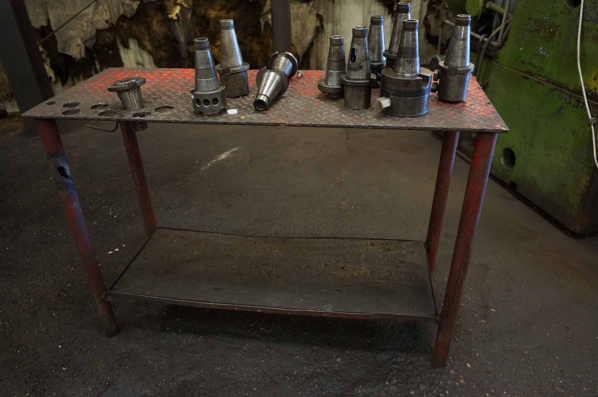 LOT CONSISTING OF: milling machine toolholders & metal table - Image 3 of 6