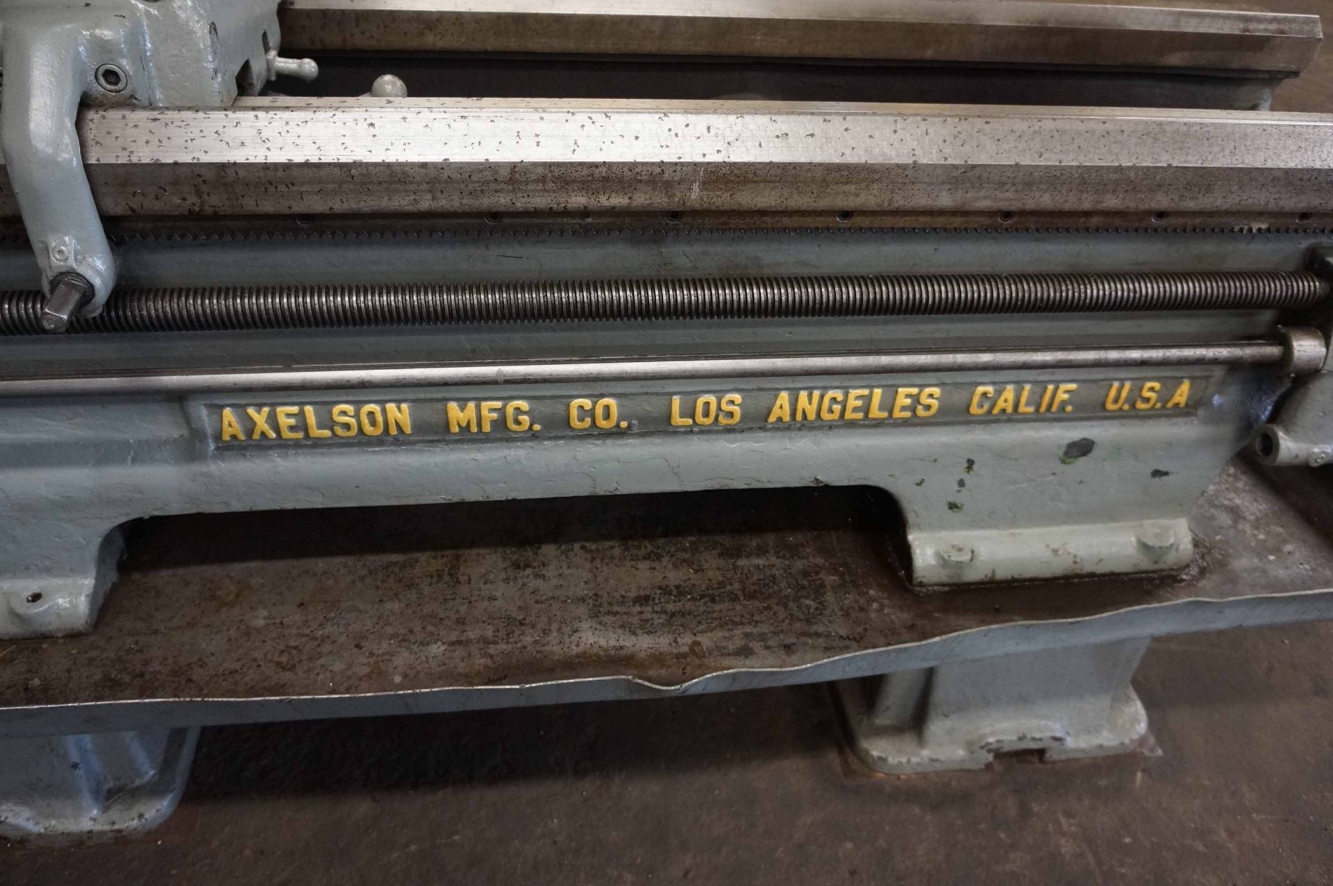 ENGINE LATHE, AXELSON 20” X 67”, 23-5/8” max. swing, approx.15” sw. over crosslide, 2-¼” spdl. hole, - Image 5 of 6