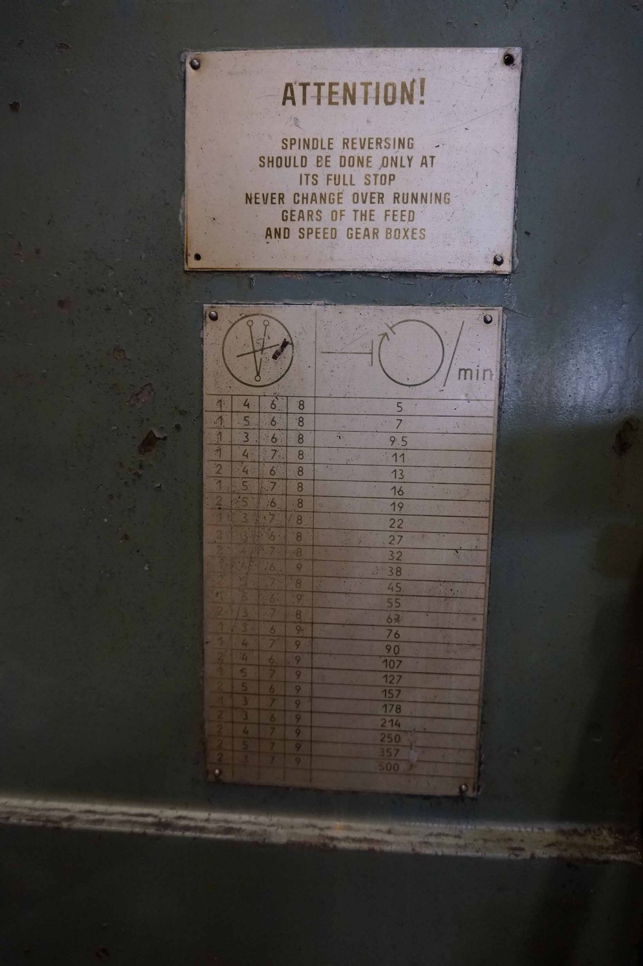 ENGINE LATHE, RYAZAN MDL. PT117-5, 46" sw. over bed, 196" centers, spds: 5-500 RPM, 5-1/4" spdl. - Image 11 of 12