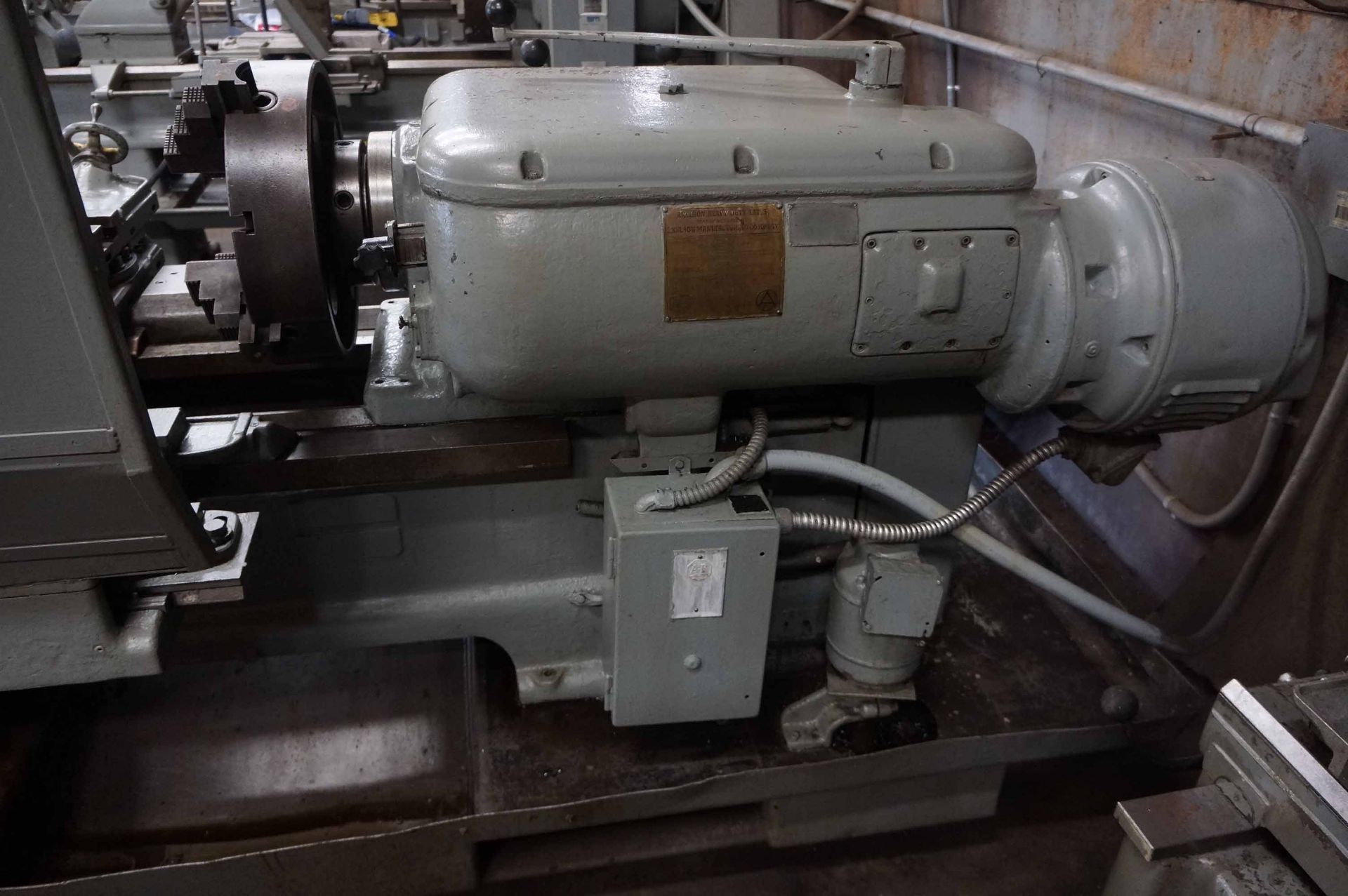 ENGINE LATHE, AXELSON 20” X 67”, 23-5/8” max. swing, approx.15” sw. over crosslide, 2-¼” spdl. hole, - Image 3 of 6