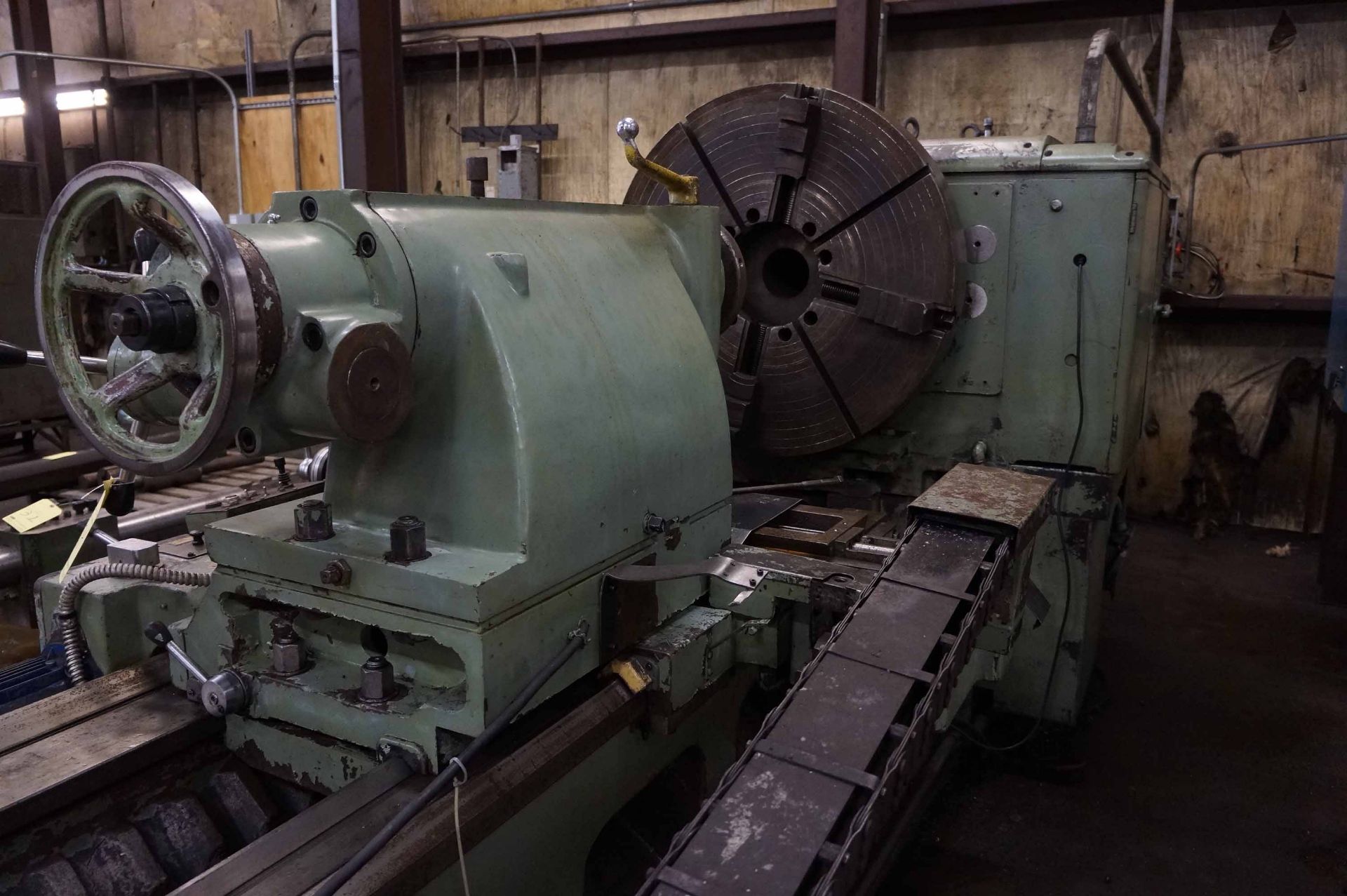 ENGINE LATHE, RYAZAN MDL. PT117-5, 46" sw. over bed, 196" centers, spds: 5-500 RPM, 5-1/4" spdl. - Image 7 of 12