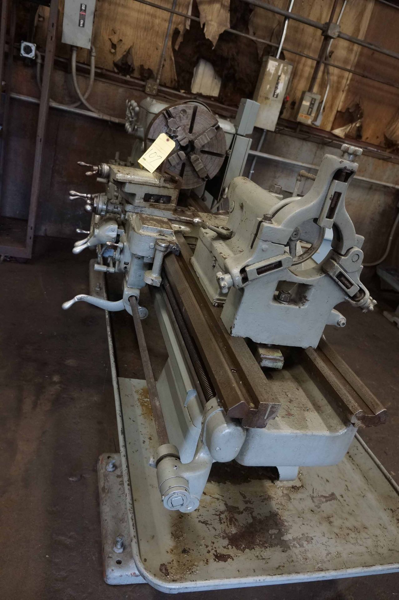 ENGINE LATHE, LODGE & SHIPLEY 20” X 72” MDL. A, approx. 16” sw. over crosslide, 1-5/8” spdl. hole,